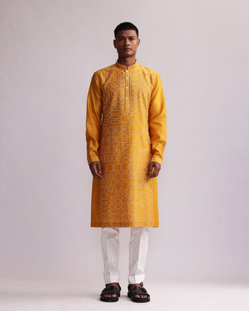 SHADOW BLOCK KURTA SET, a product by Country Made