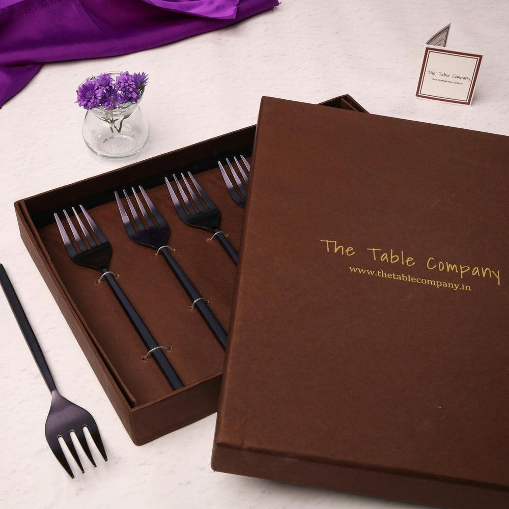 The Classic Titanium Dining Fork - Set of 6, a product by The Table Company