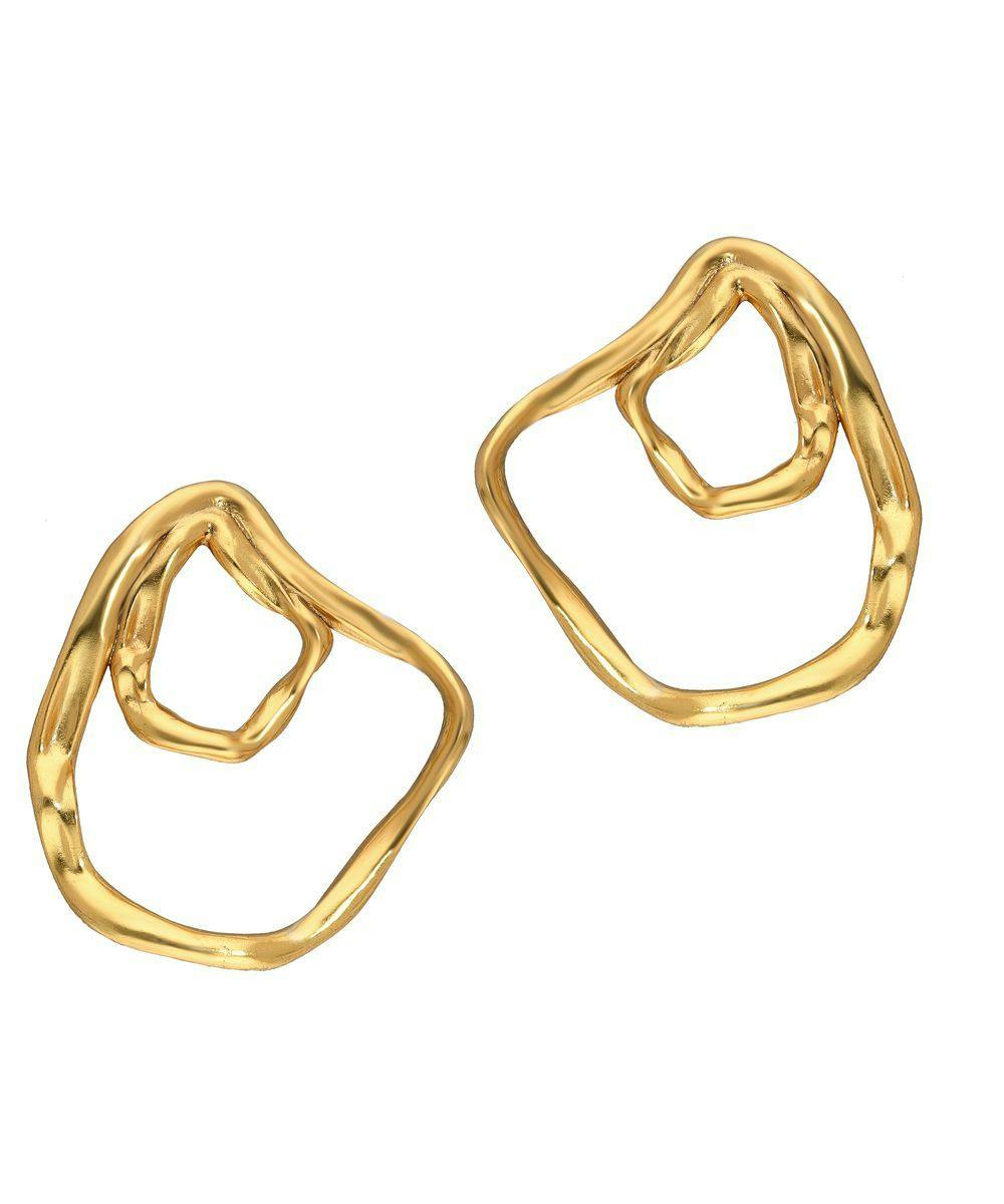 Fluid Double Wave Earrings, a product by MNSH
