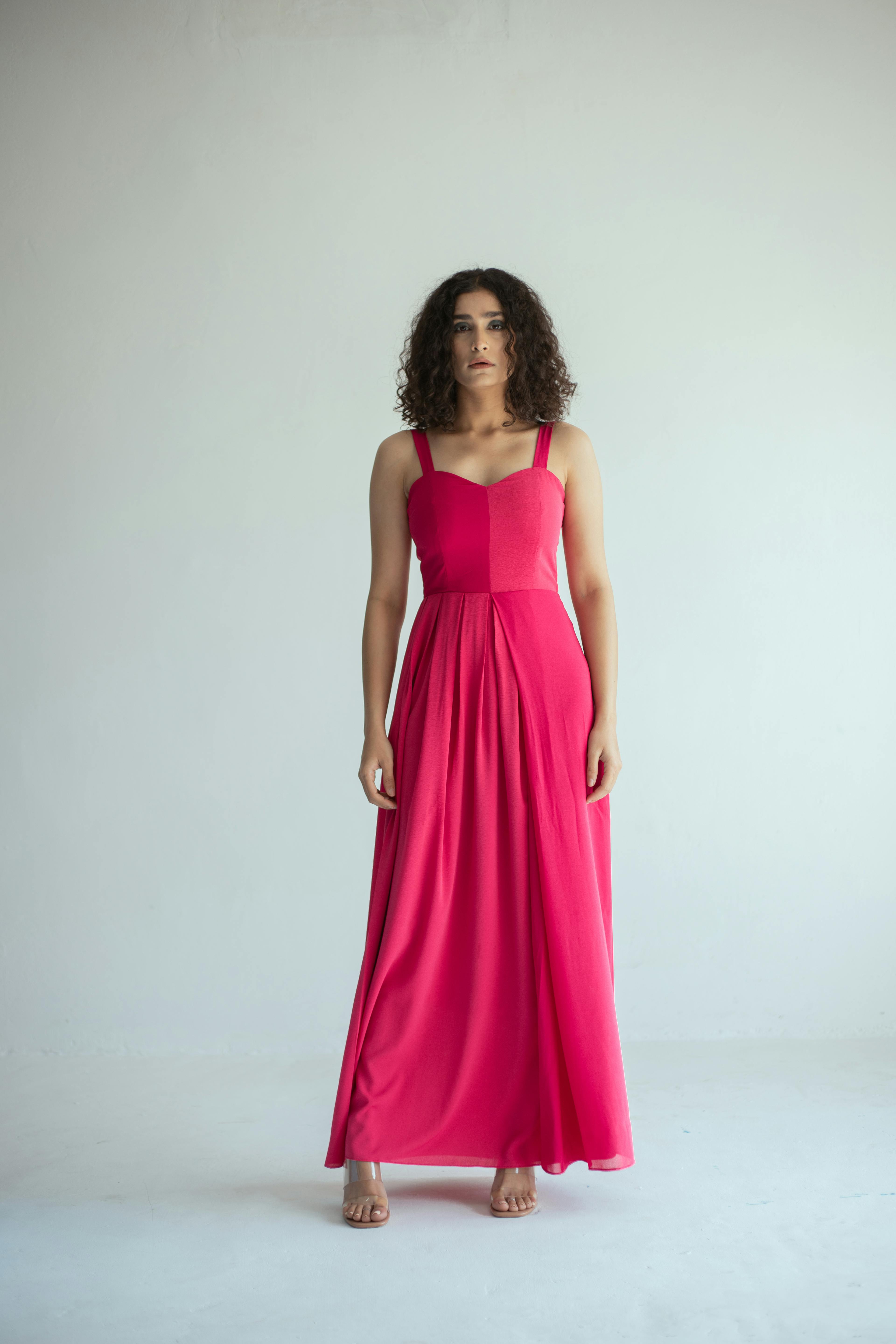 Dual Toned Pink Maxi Dress , a product by Kritika Madan