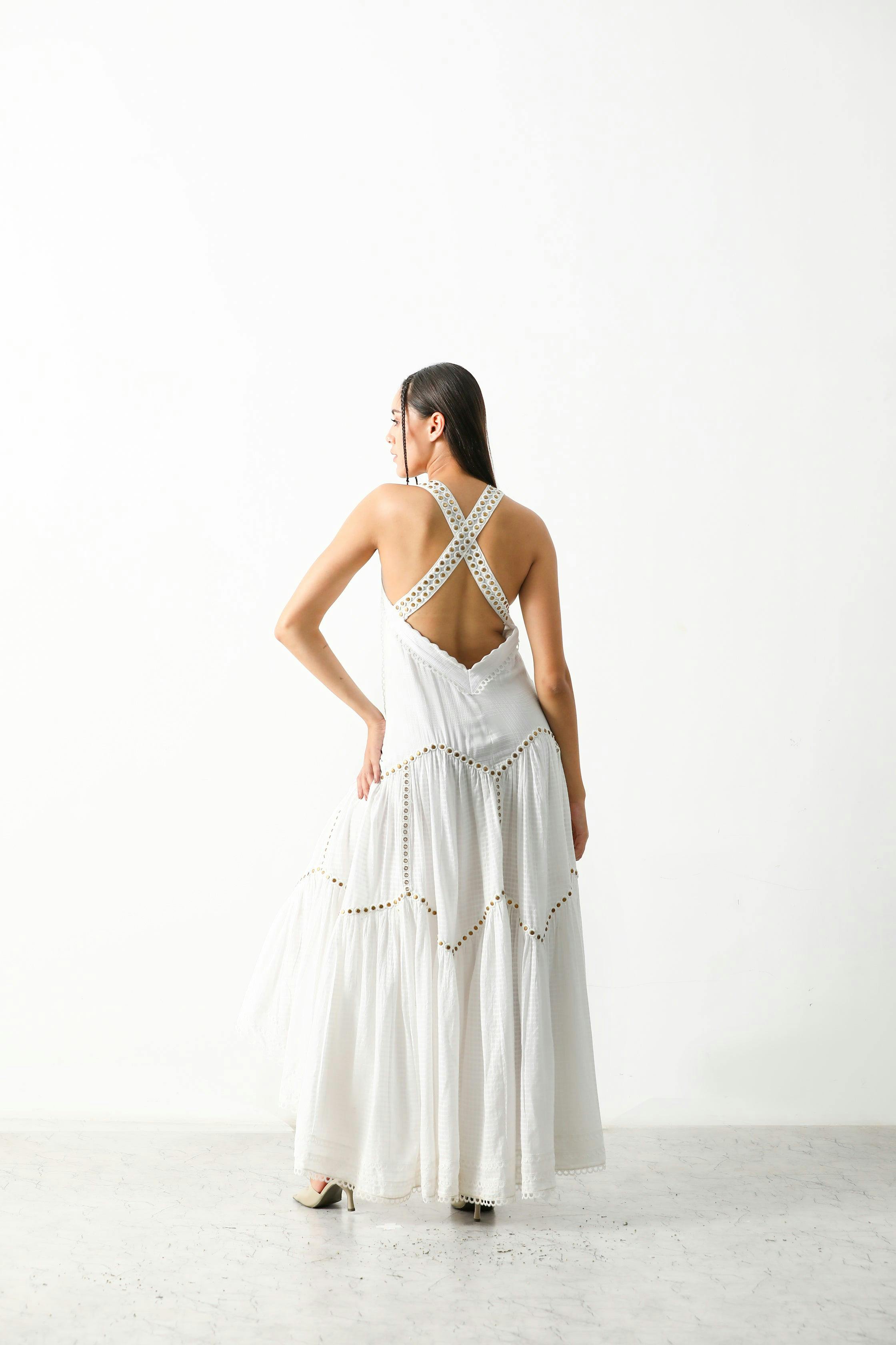 Thumbnail preview #1 for Sorin Assymetrical Midi Dress