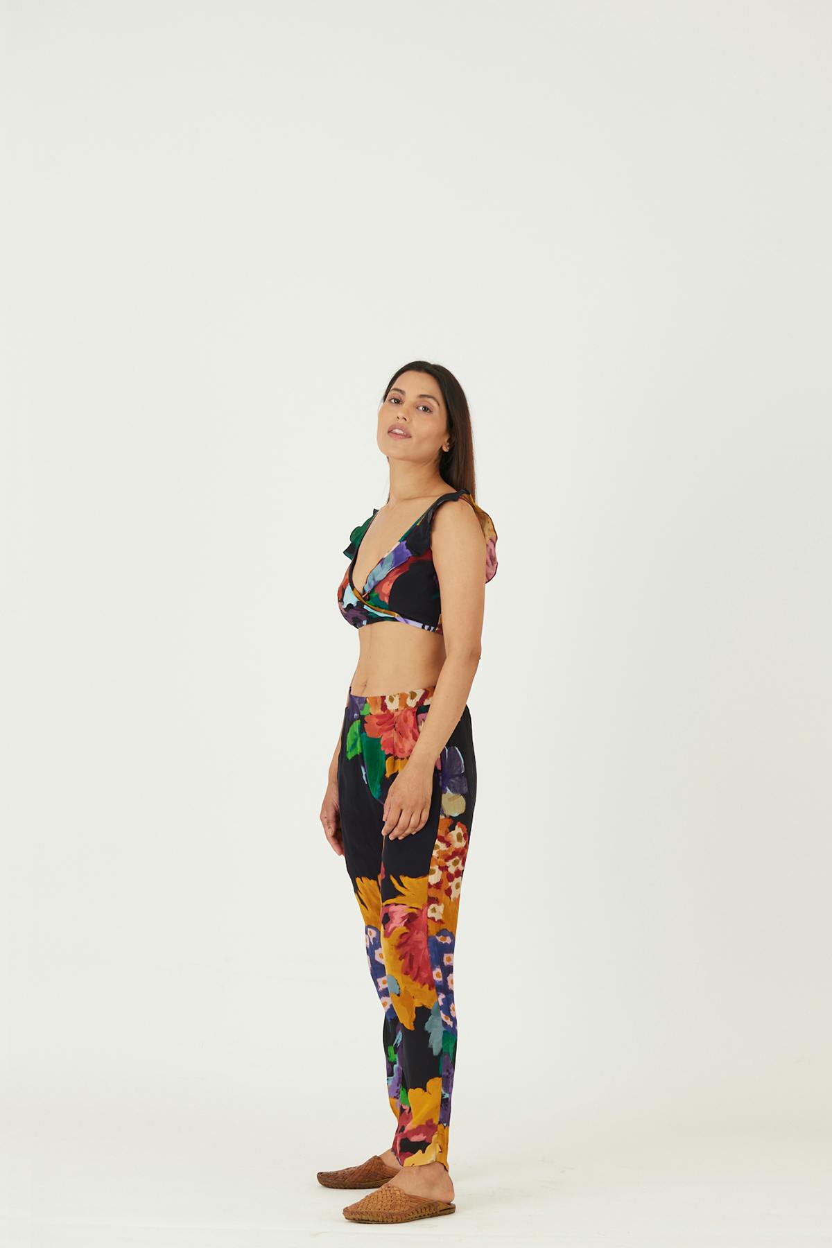 Additional image of FARAH BLACK BRALETTE & PANTS, a product by Yam India