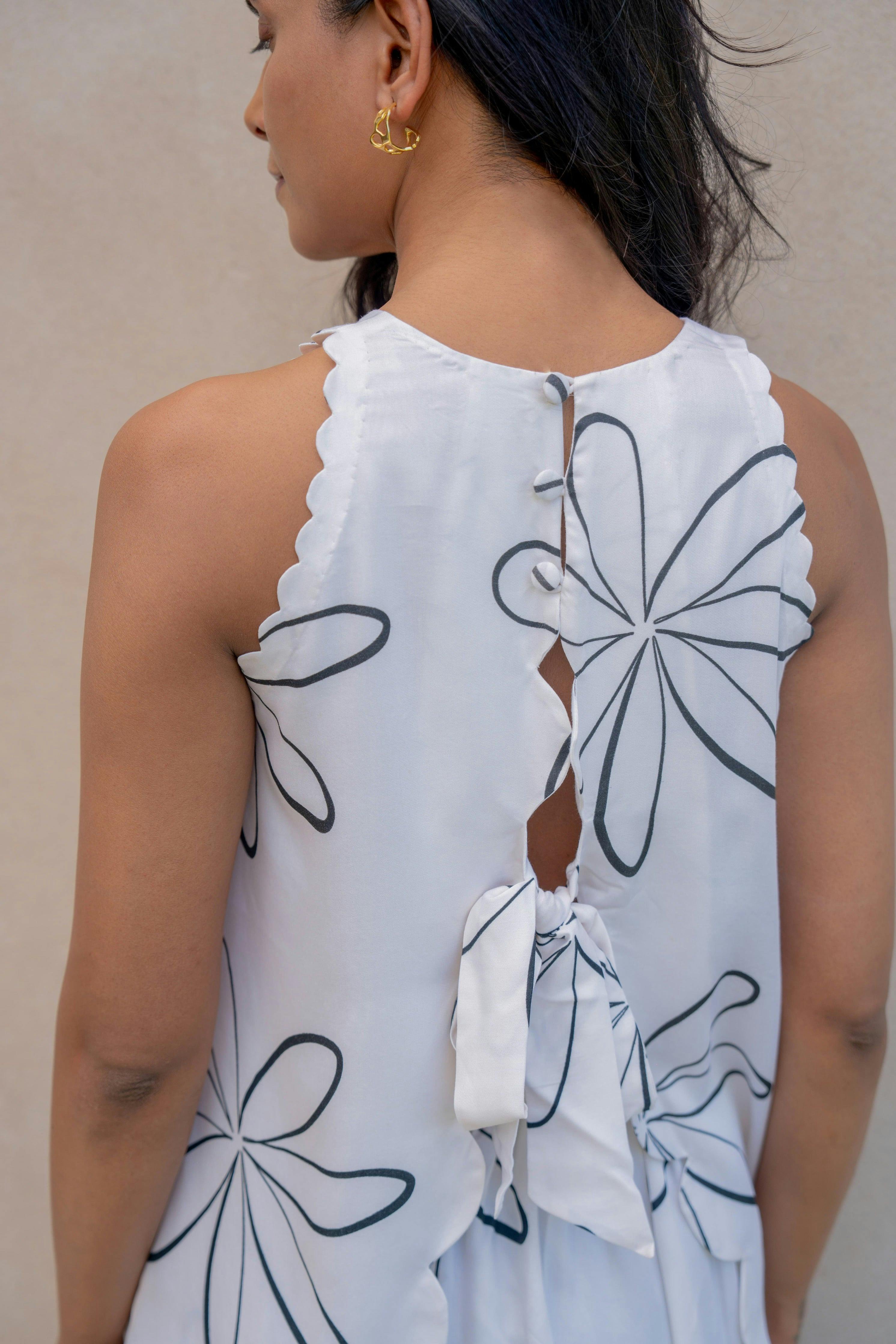 Thumbnail preview #1 for Bloom Printed Back Knot Co-Ord