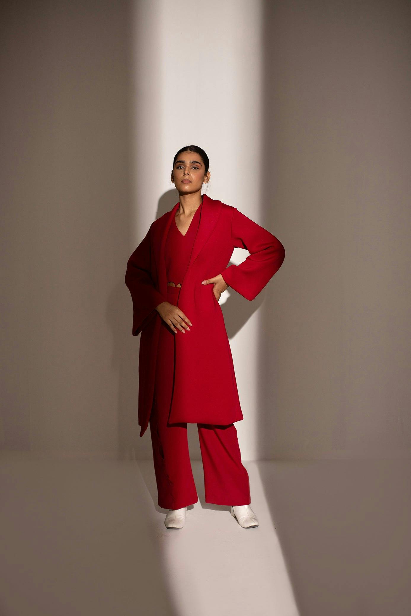 Red Set, a product by Kritika Madan