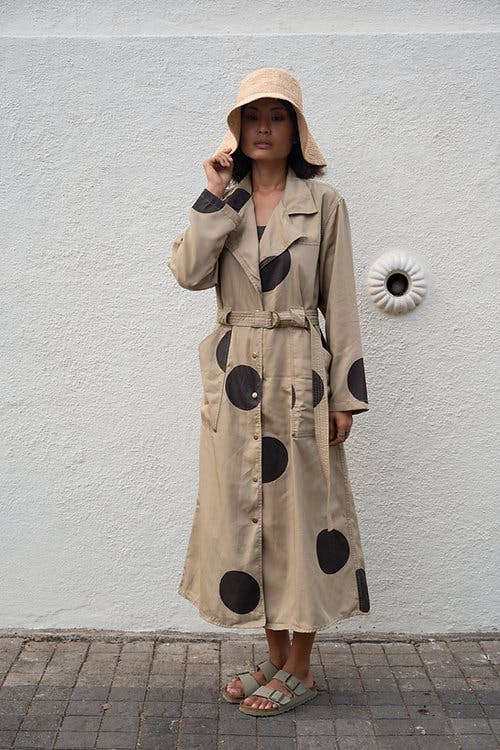 Thumbnail preview #1 for Summer Trench Coat- Printed