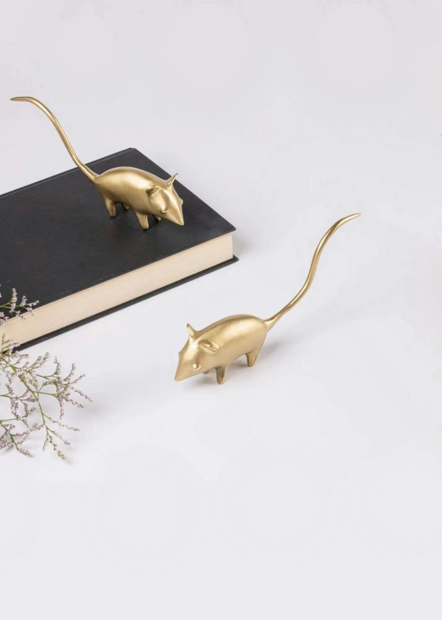 Decorative Brass Mouse, a product by Gado Living