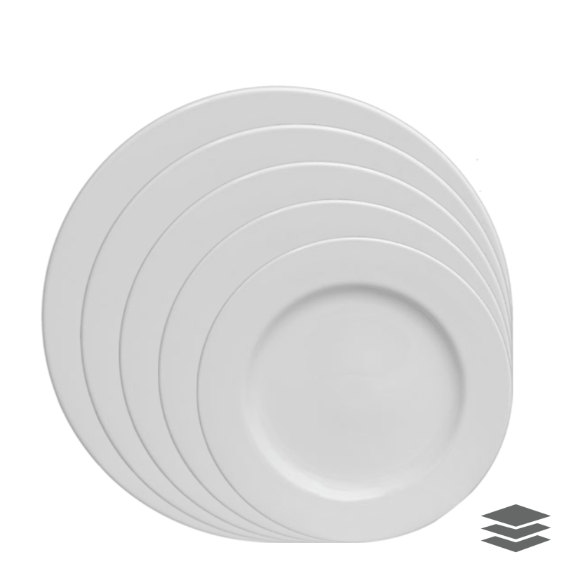 Classic Salad Plate 9" - Pack of 6, a product by The Table Company