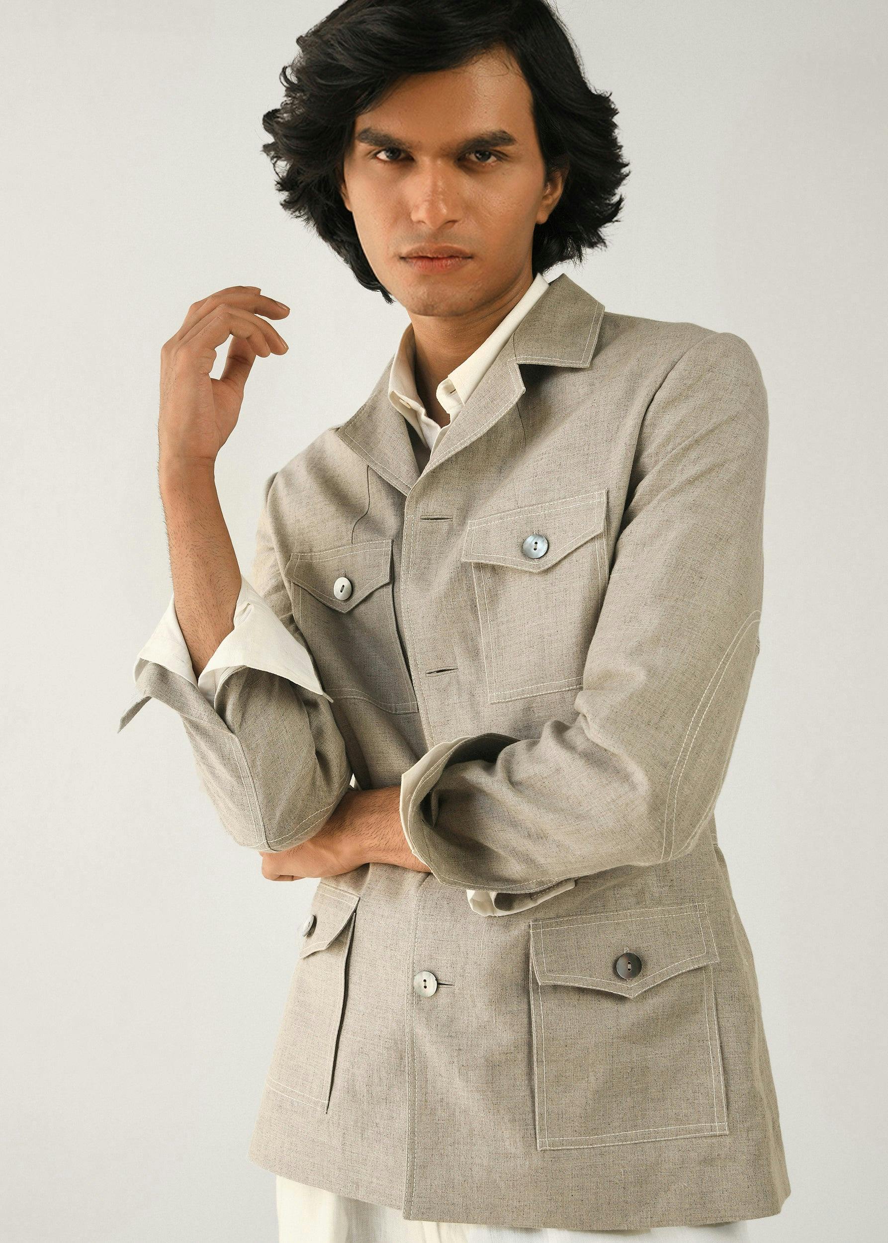 Hemp Safari Jacket, a product by Country Made