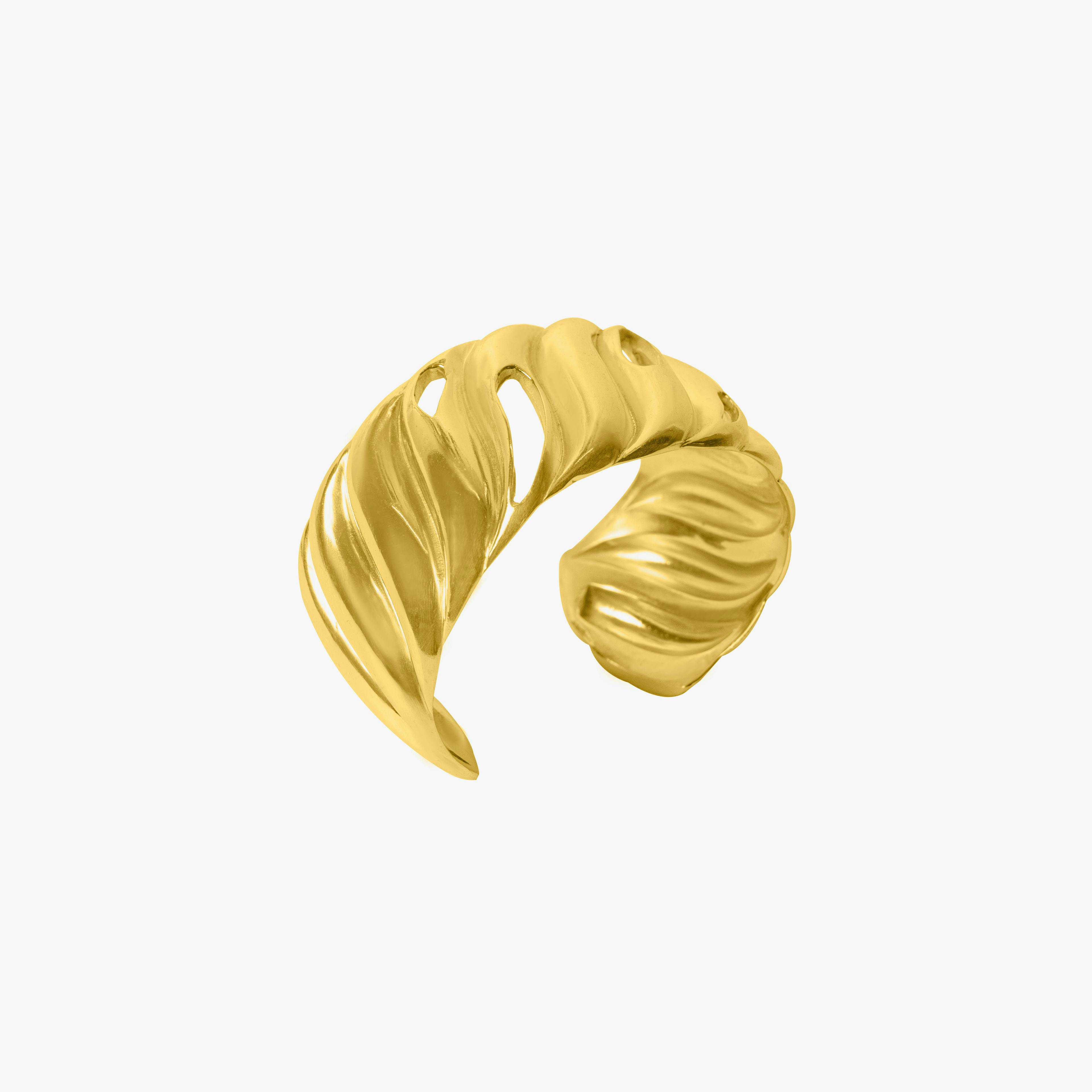 Thumbnail preview #1 for SWAY BRACELET - GOLD TONE