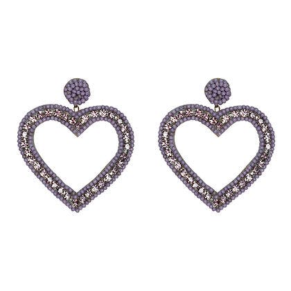 Cut-work Heart Earrings, a product by Label Pooja Rohra