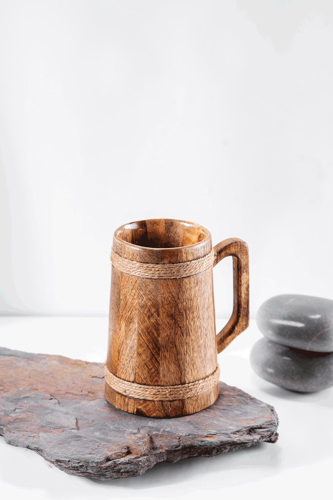 Bulbul - Wooden beer mug, a product by Araana Homes