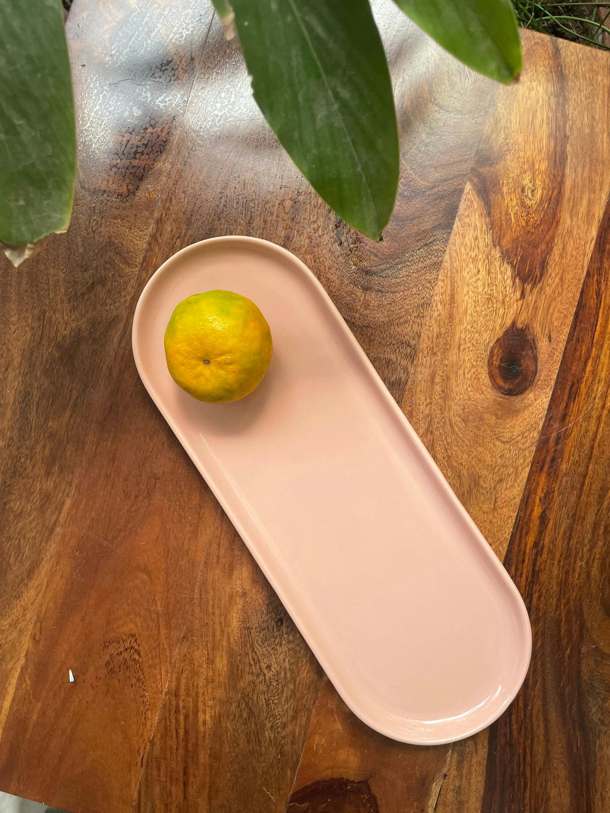 Pink Oval Tray/Platter, a product by Oh Yay project
