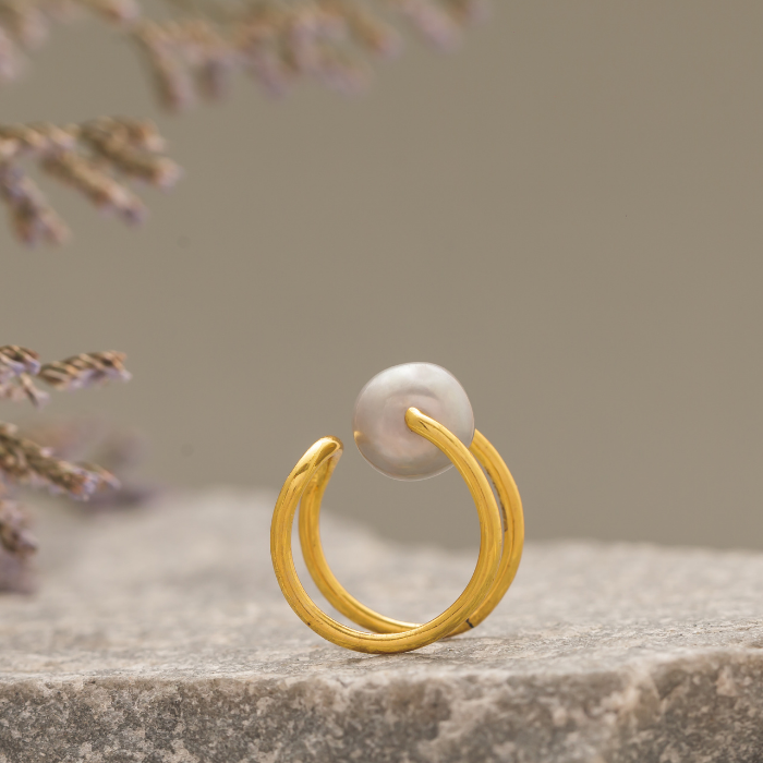 Thumbnail preview #1 for Pearl Band Ring