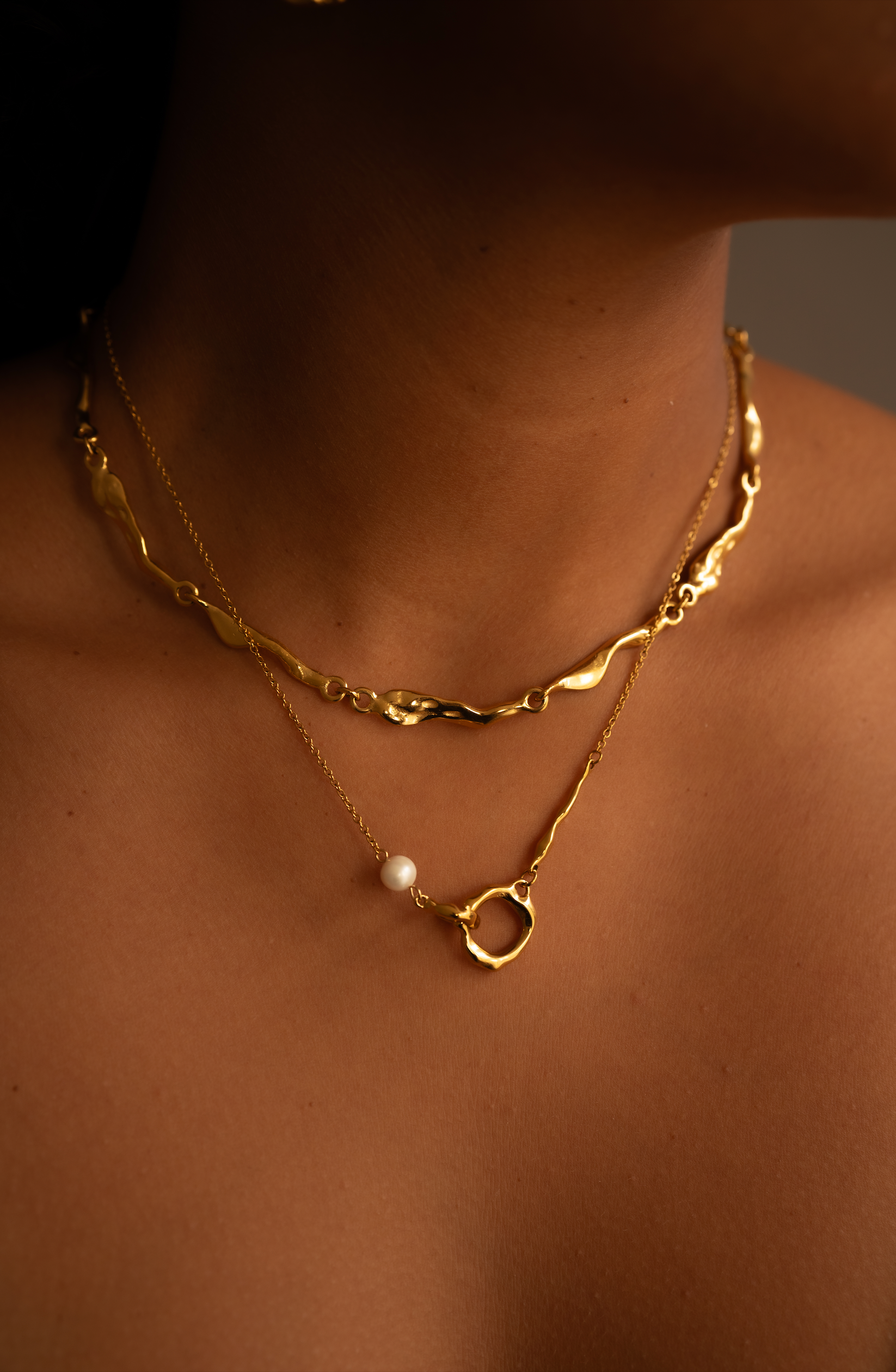 Thumbnail preview #0 for Aya Pearl Gold Pendant Necklace