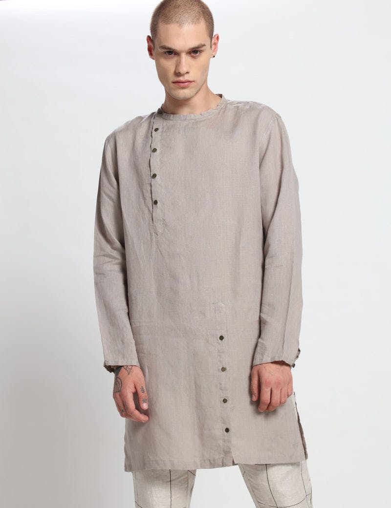 MERGER KURTA - STONE, a product by Son of a Noble