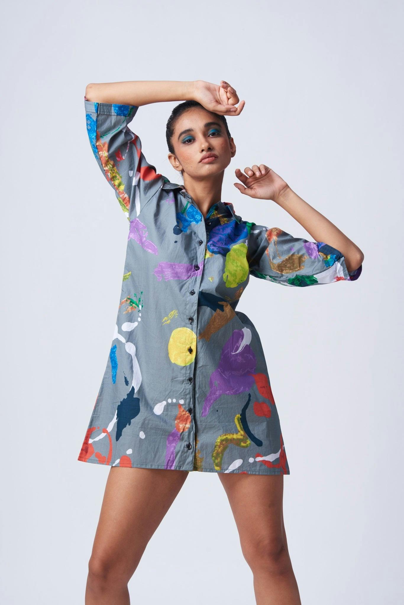 Splash [ shirt dress ], a product by Radharaman