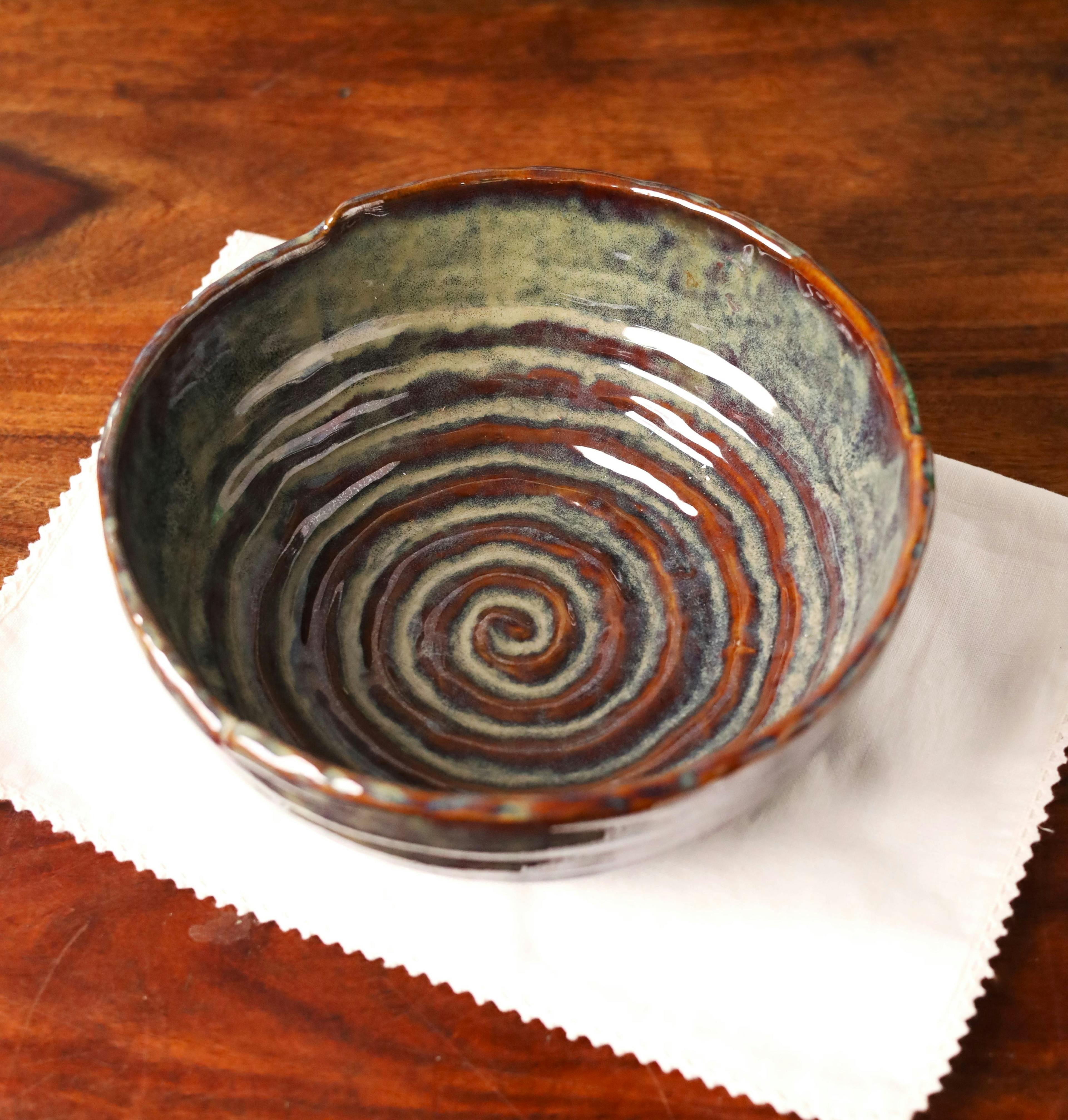 Kira Studio Pottery Handmade Serving Bowl Small, a product by Olive Home accent