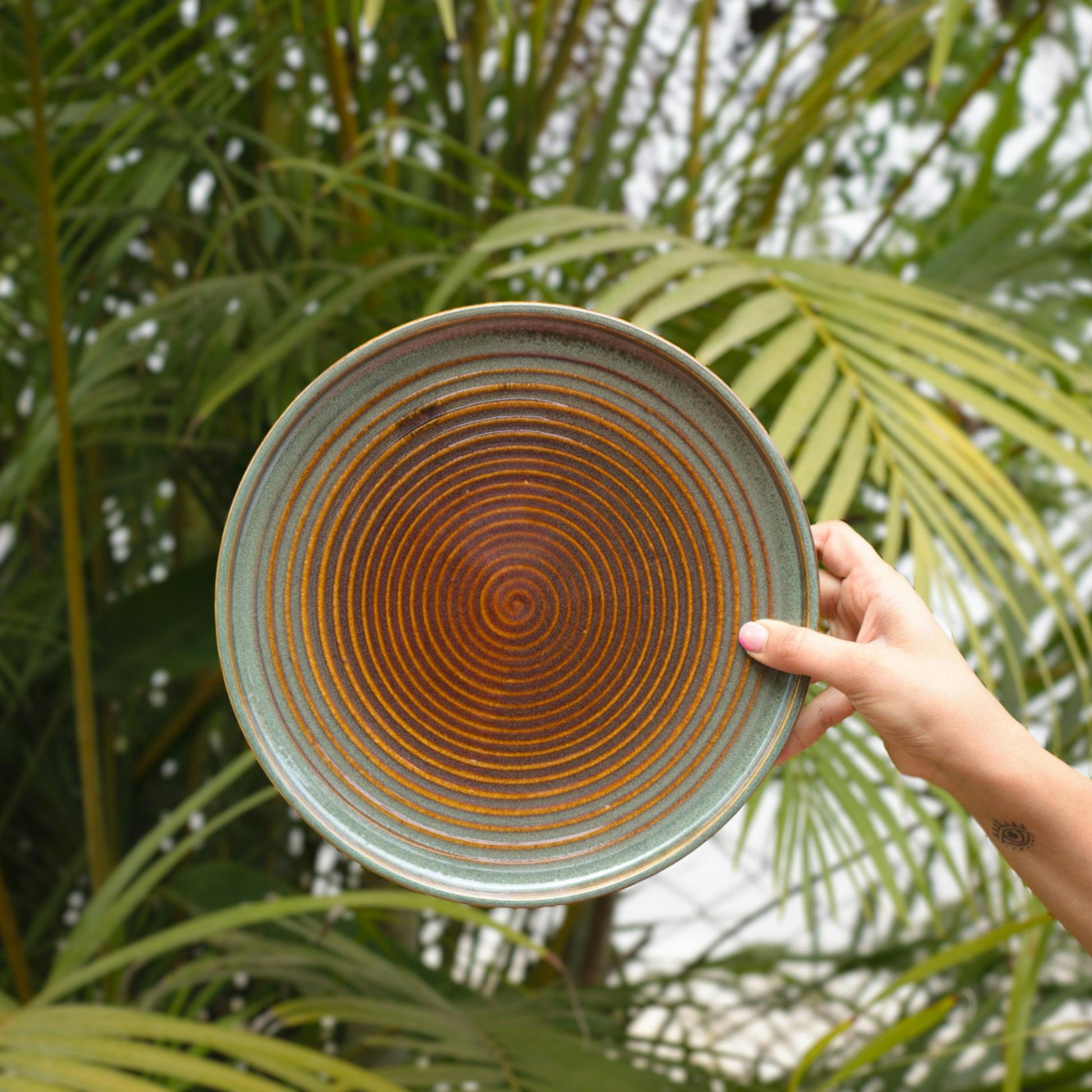 Earth Round Platter/Plate 10inch, a product by Oh Yay project