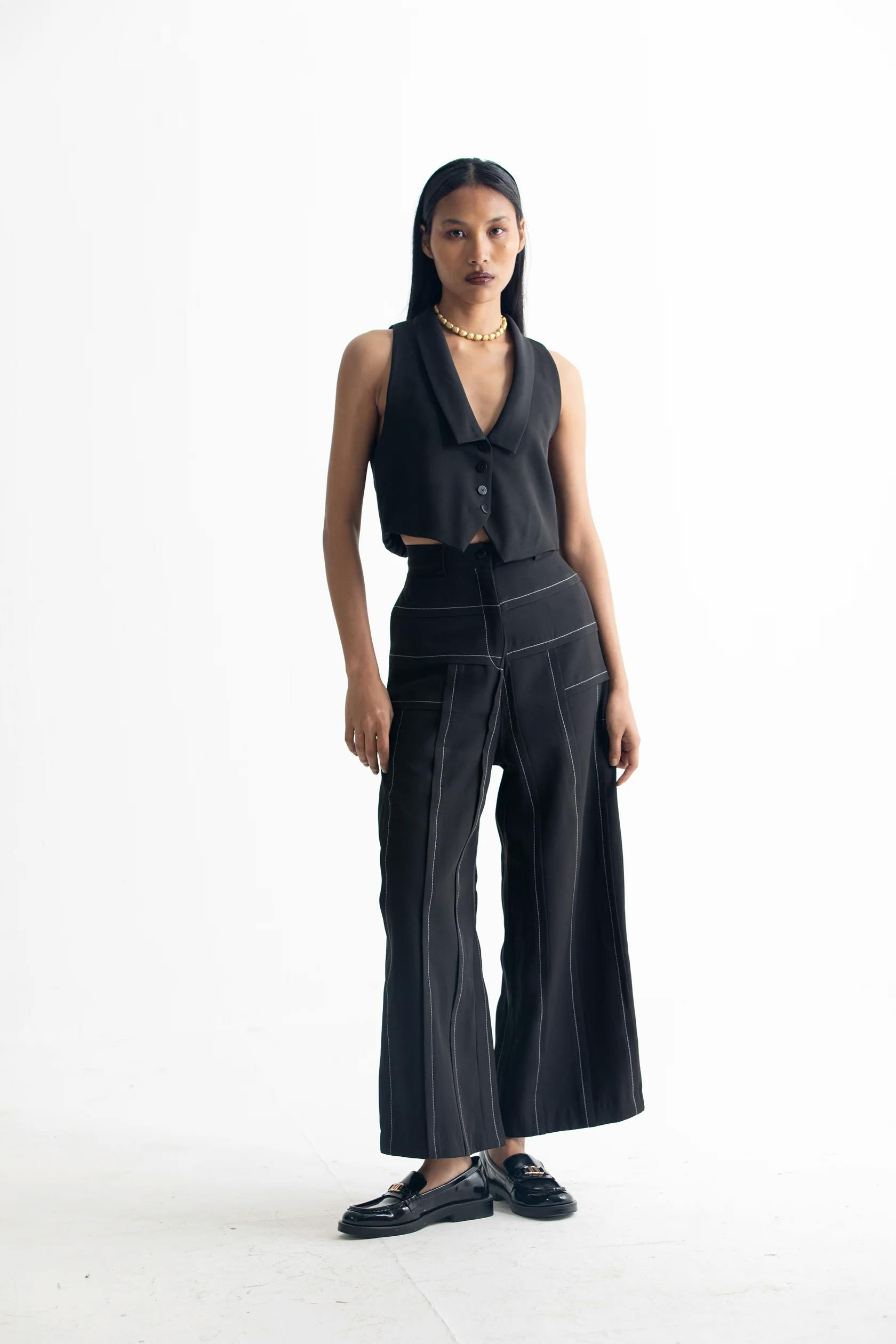 Top-stitch detailed Co-ord set, a product by Corpora Studio