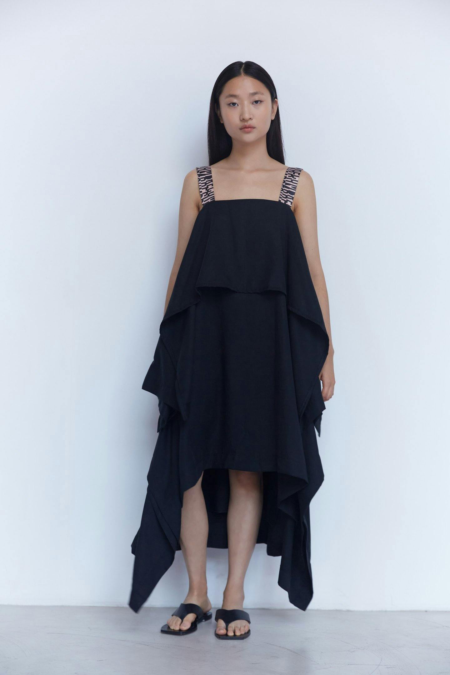 Black Tencel Dress: Item 004 Black, a product by Studio cumbre