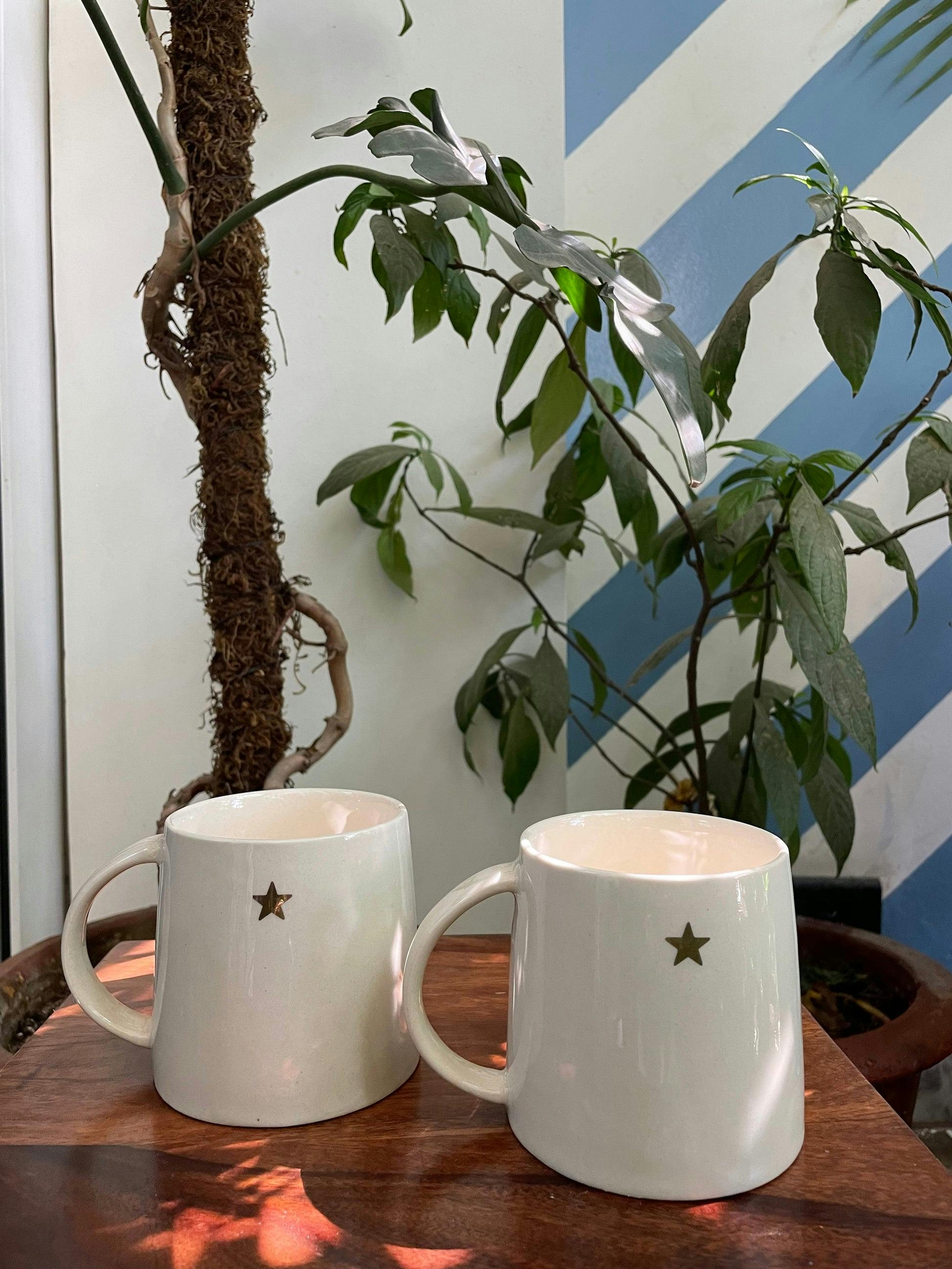 Star Gilt Mug - Set of 2, a product by Oh Yay project
