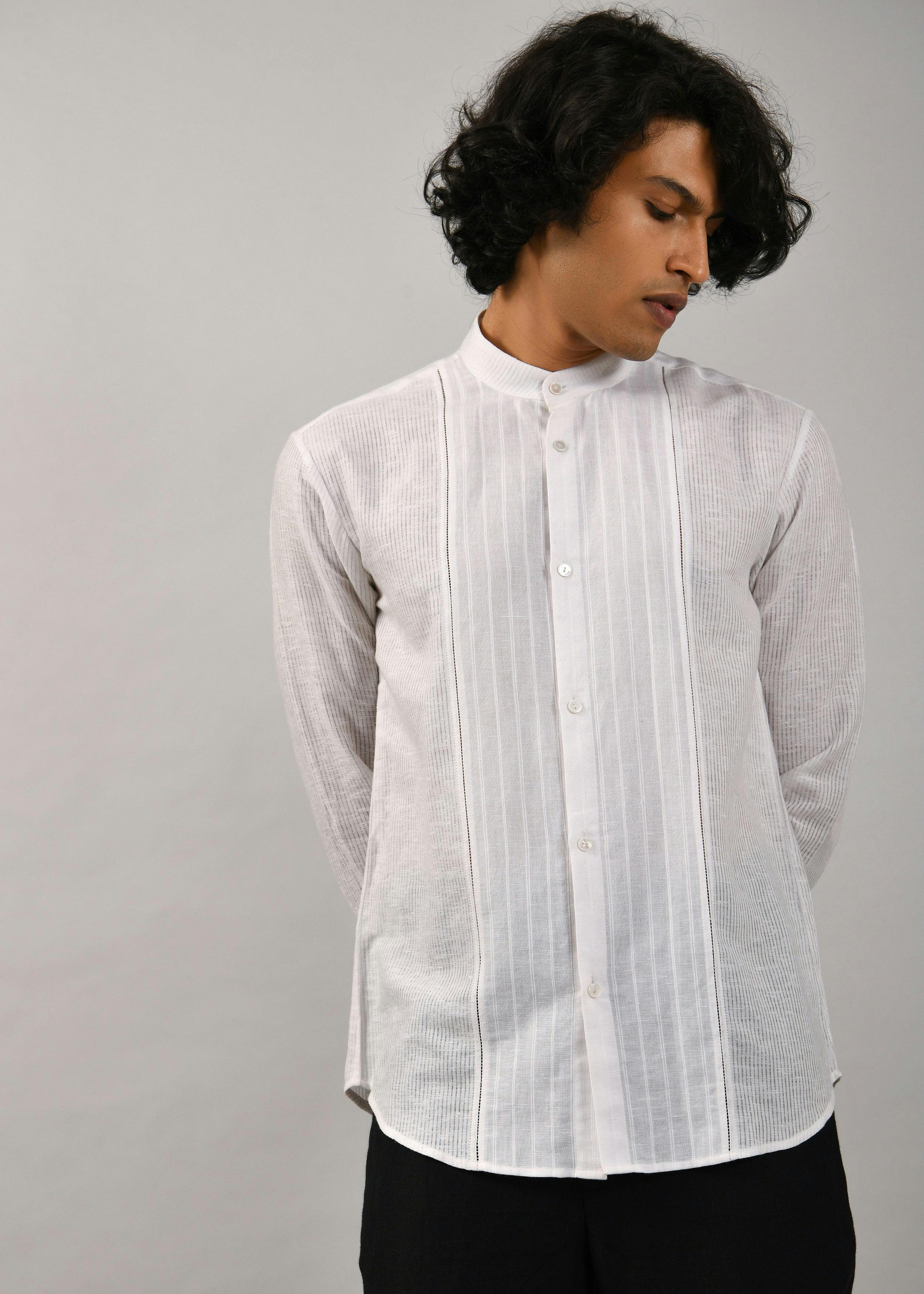 Linen Panel Shirt, a product by Country Made