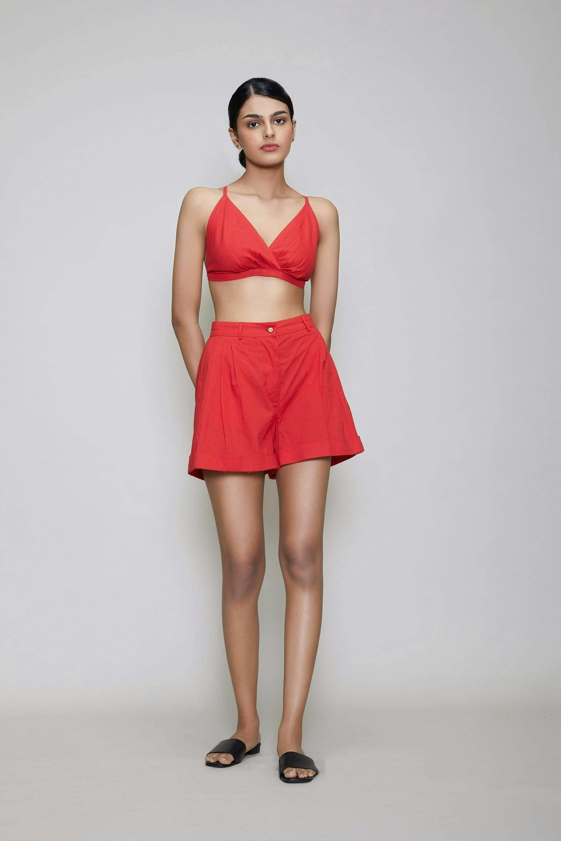 Mati Rang Bralette - Red, a product by Style Mati