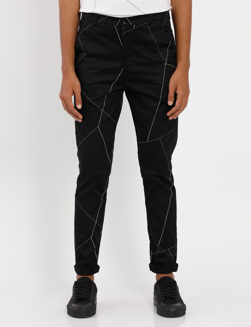 BECKHAM TROUSER - BLACK, a product by Son of a Noble