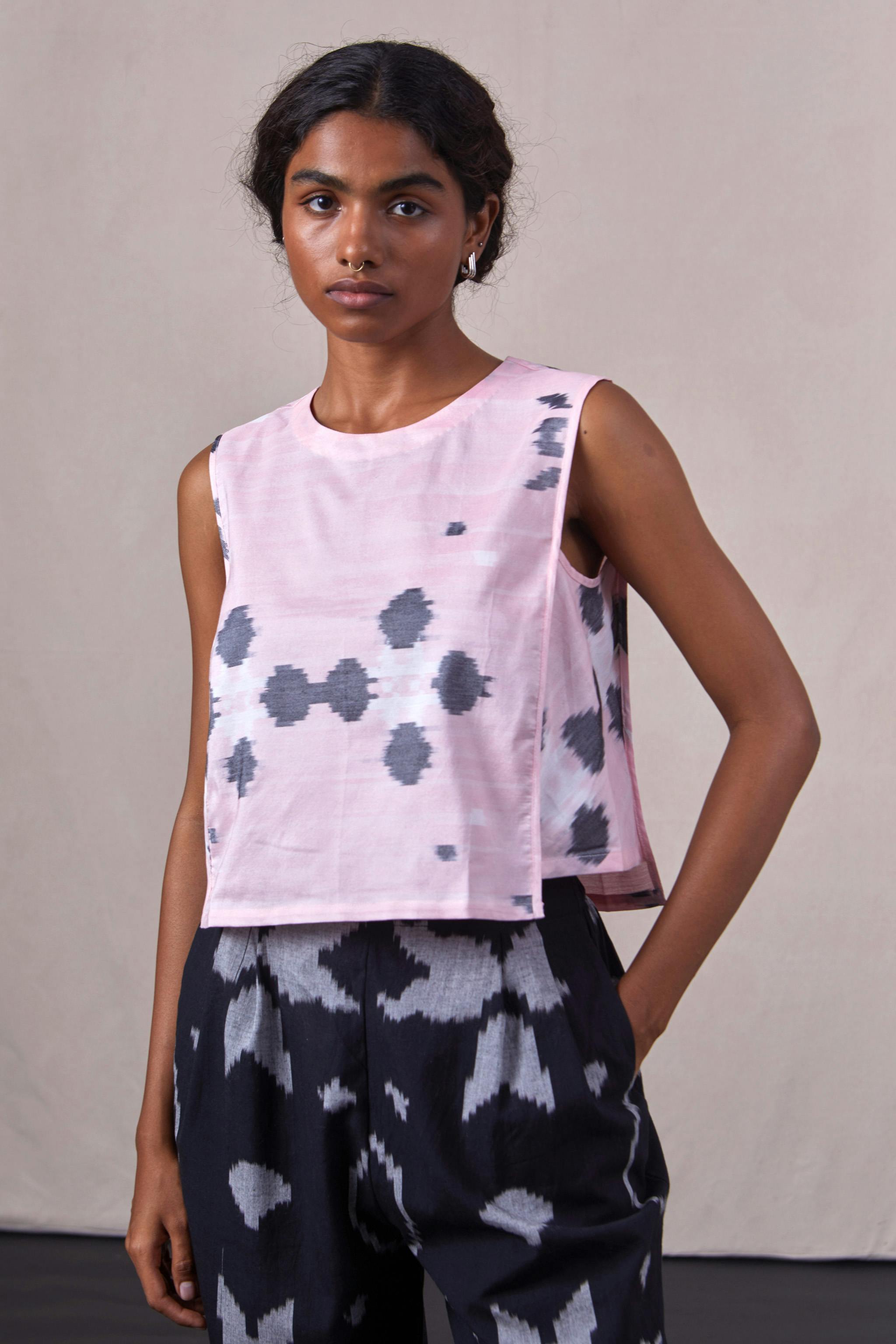 Thumbnail preview #4 for Polam - Ikat Top Pink