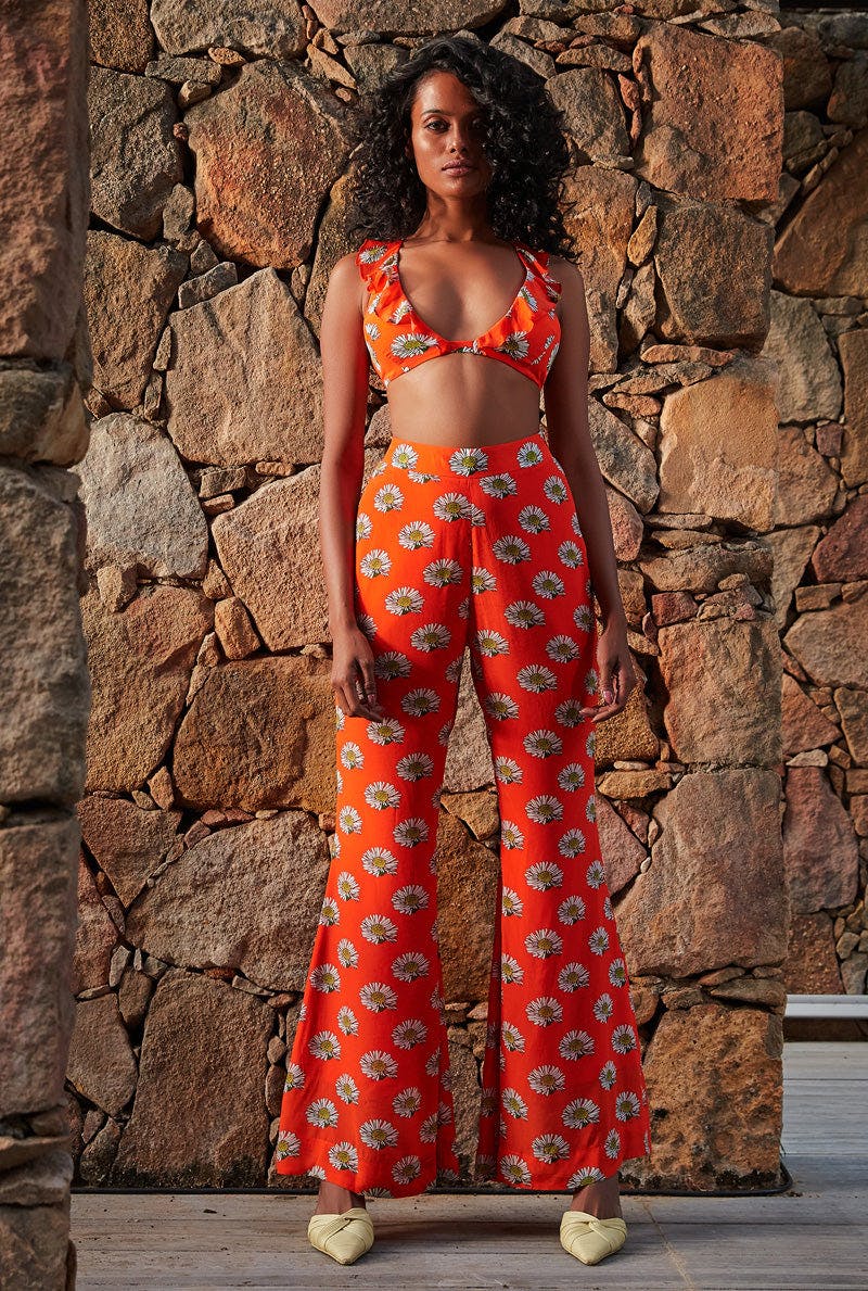 Orange Top with Bell Bottoms, a product by Nautanky