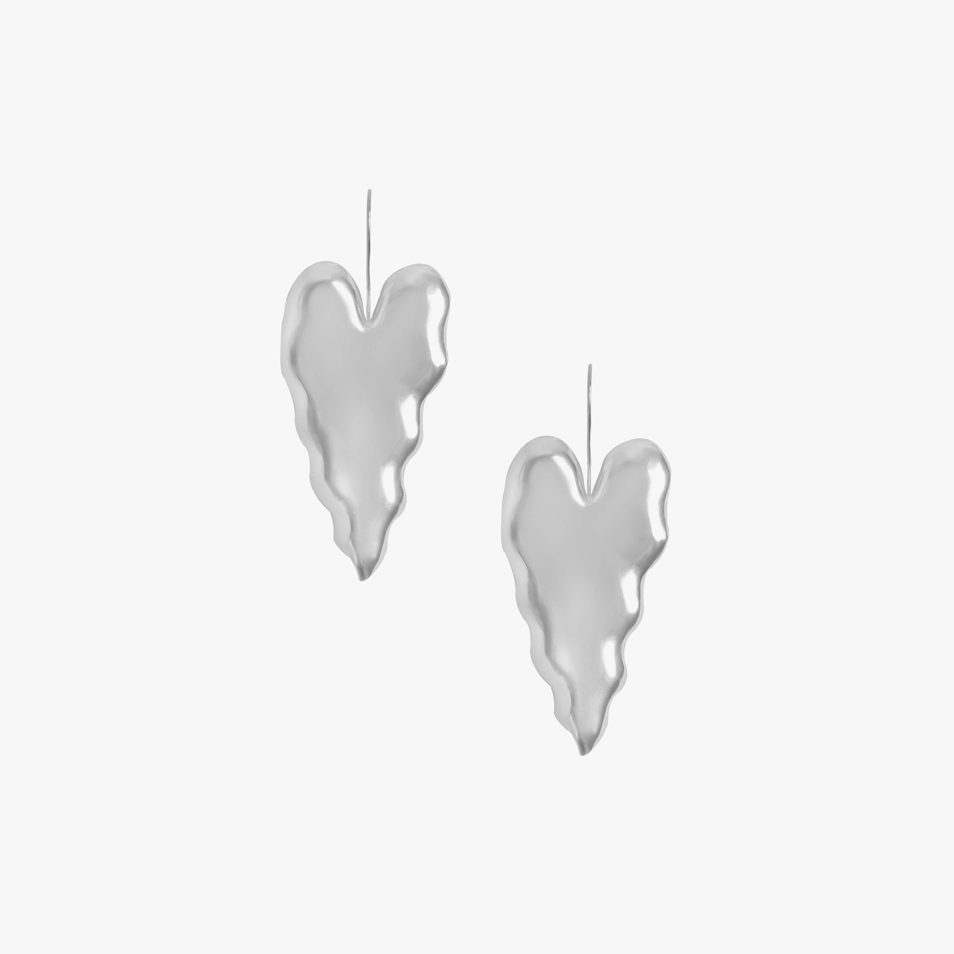 Thumbnail preview #0 for ANTHURIUM DANGLERS SILVER TONE 