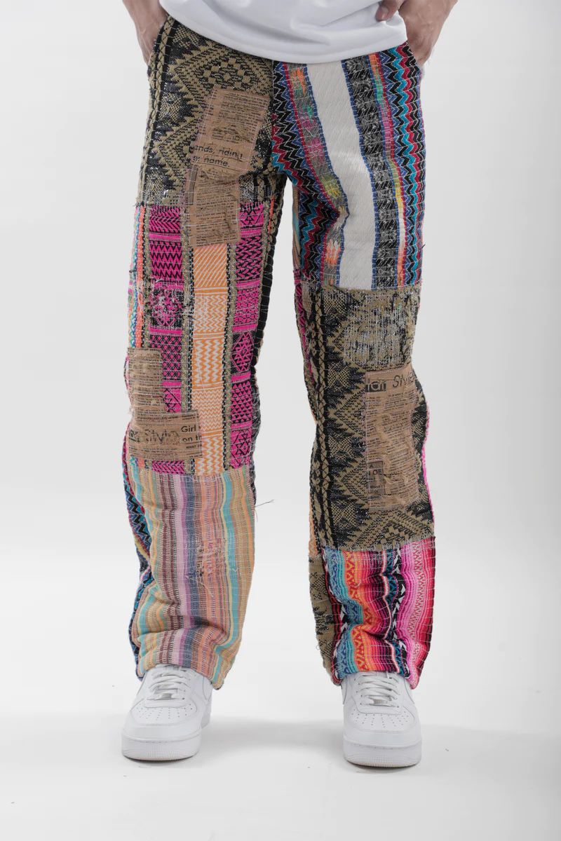 Thumbnail preview #0 for Ethnic Patchwork Jeans