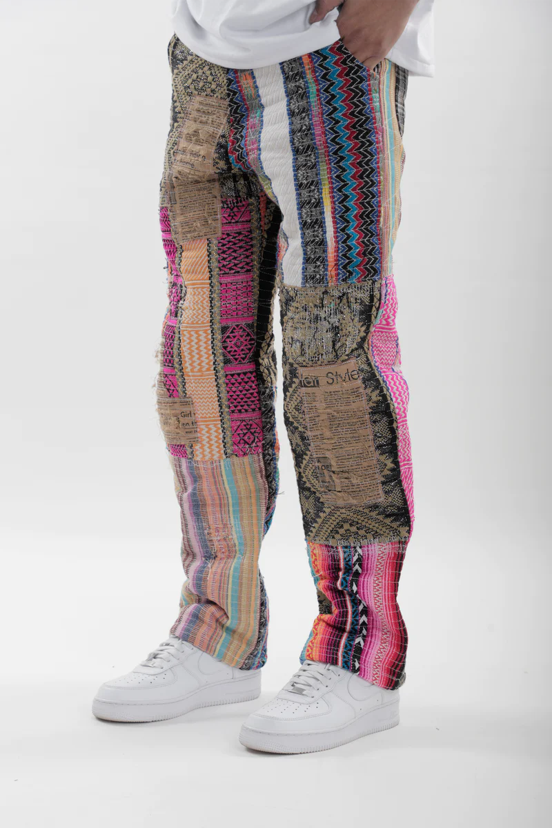 Thumbnail preview #2 for Ethnic Patchwork Jeans