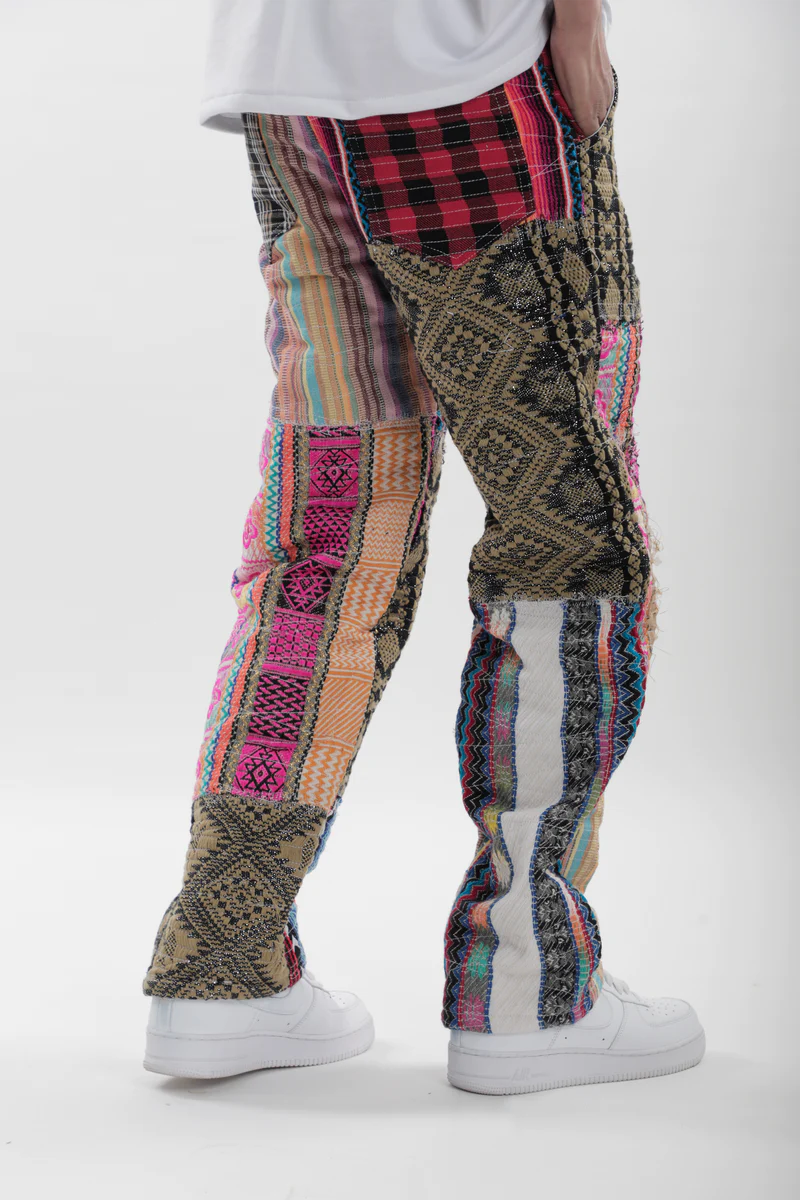 Thumbnail preview #1 for Ethnic Patchwork Jeans