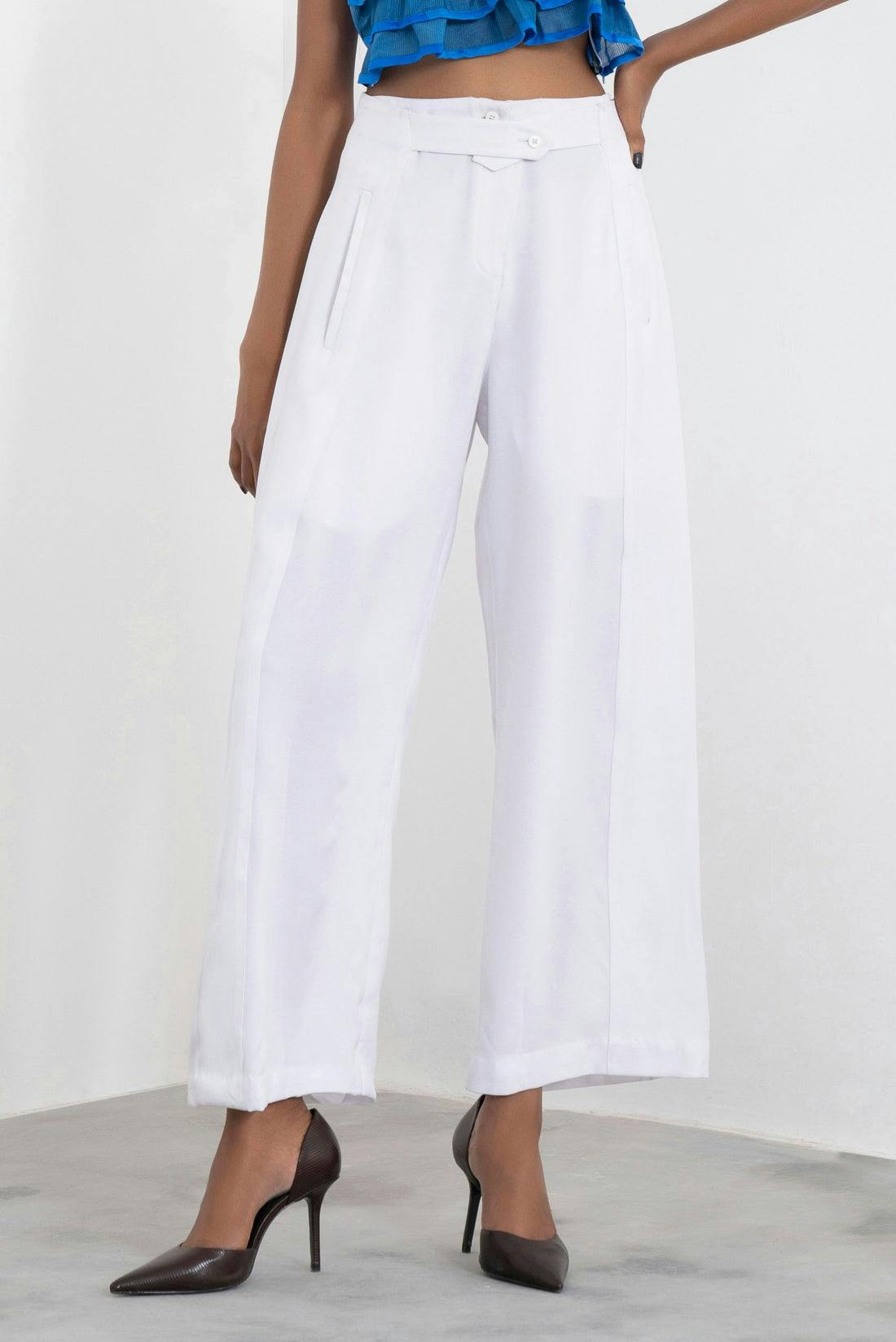 Thumbnail preview #0 for White Tailored Trousers