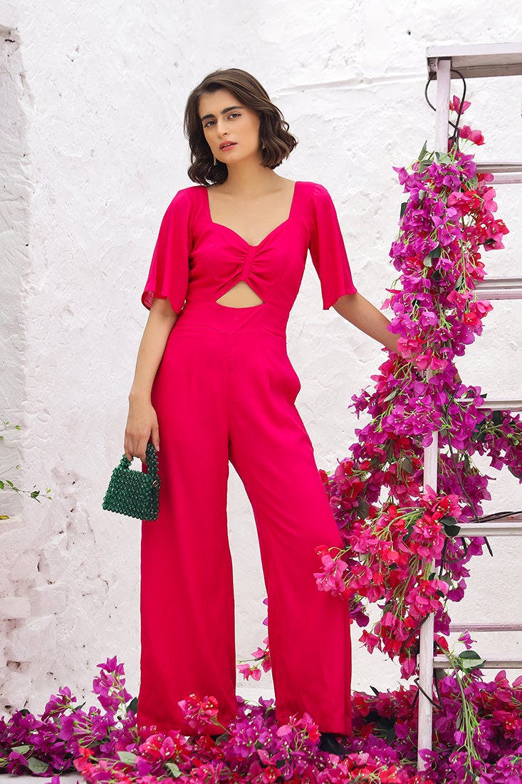 Mable - Front ruched jumpsuit, a product by AlterEgoIndia