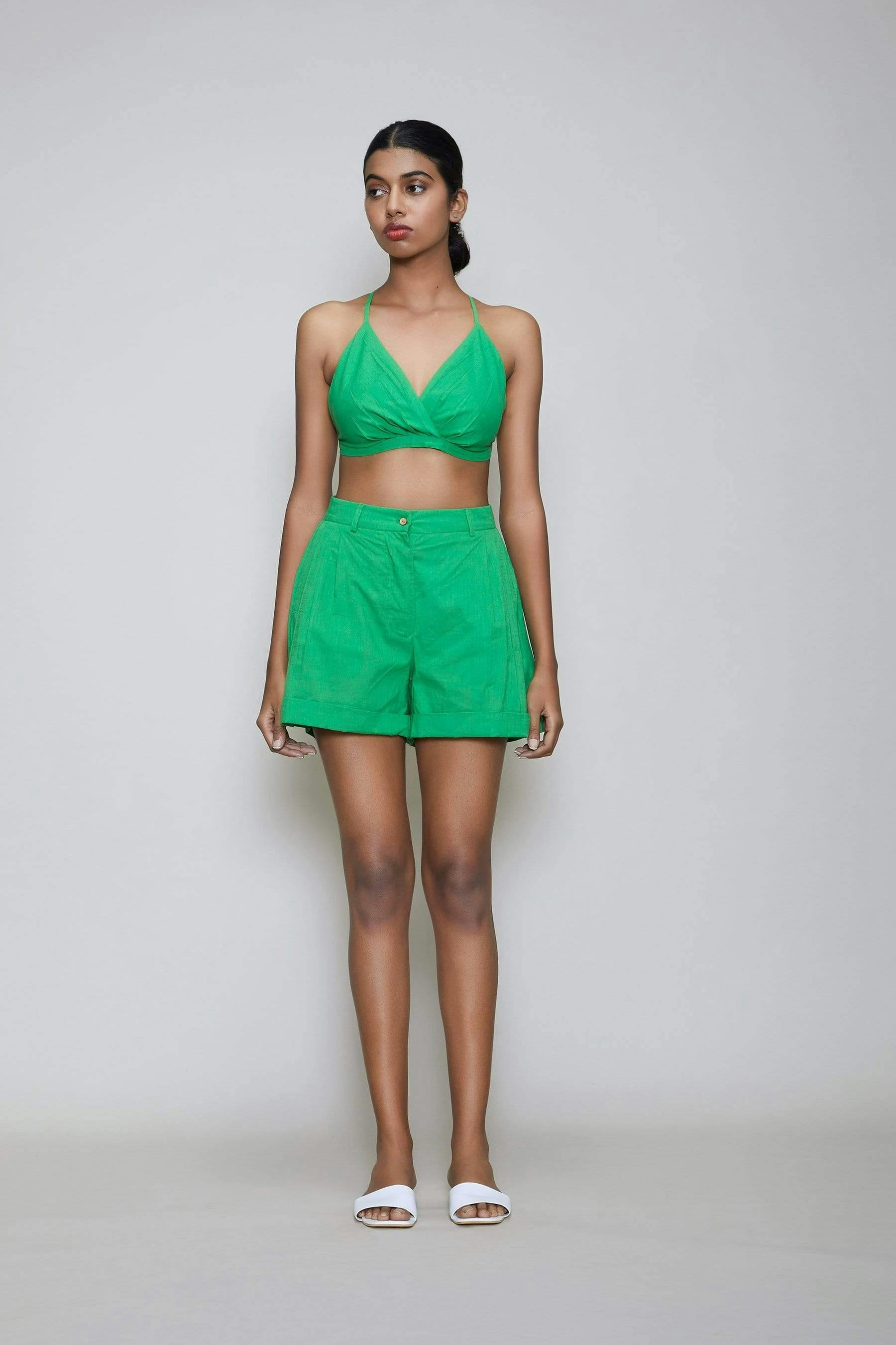 Mati Rang Bralette - Green, a product by Style Mati
