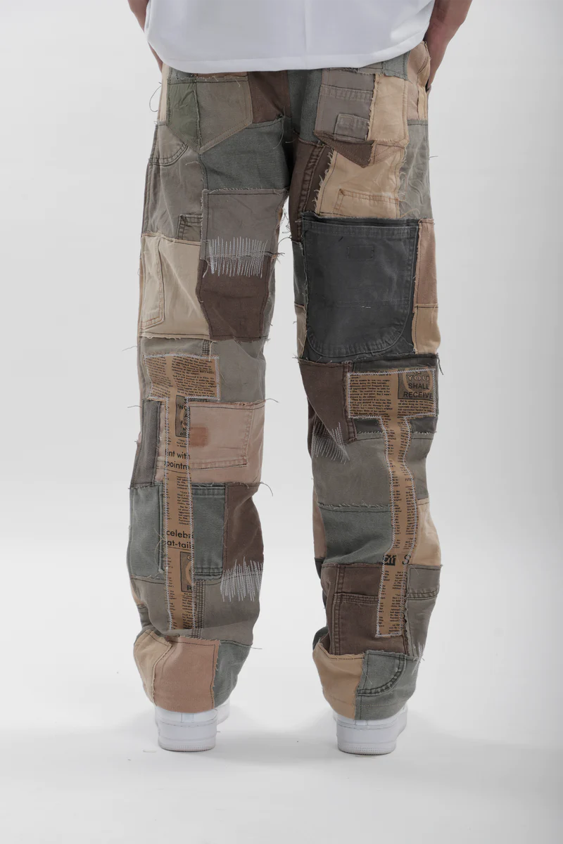 Thumbnail preview #1 for Earth Patchwork Jeans