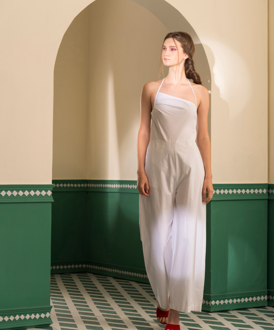 ABBI JUMPSUIT - WHITE, a product by Kelby Huston
