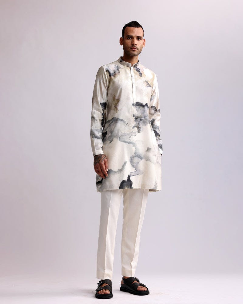 CHROMITE PRINTED KURTA, a product by Country Made