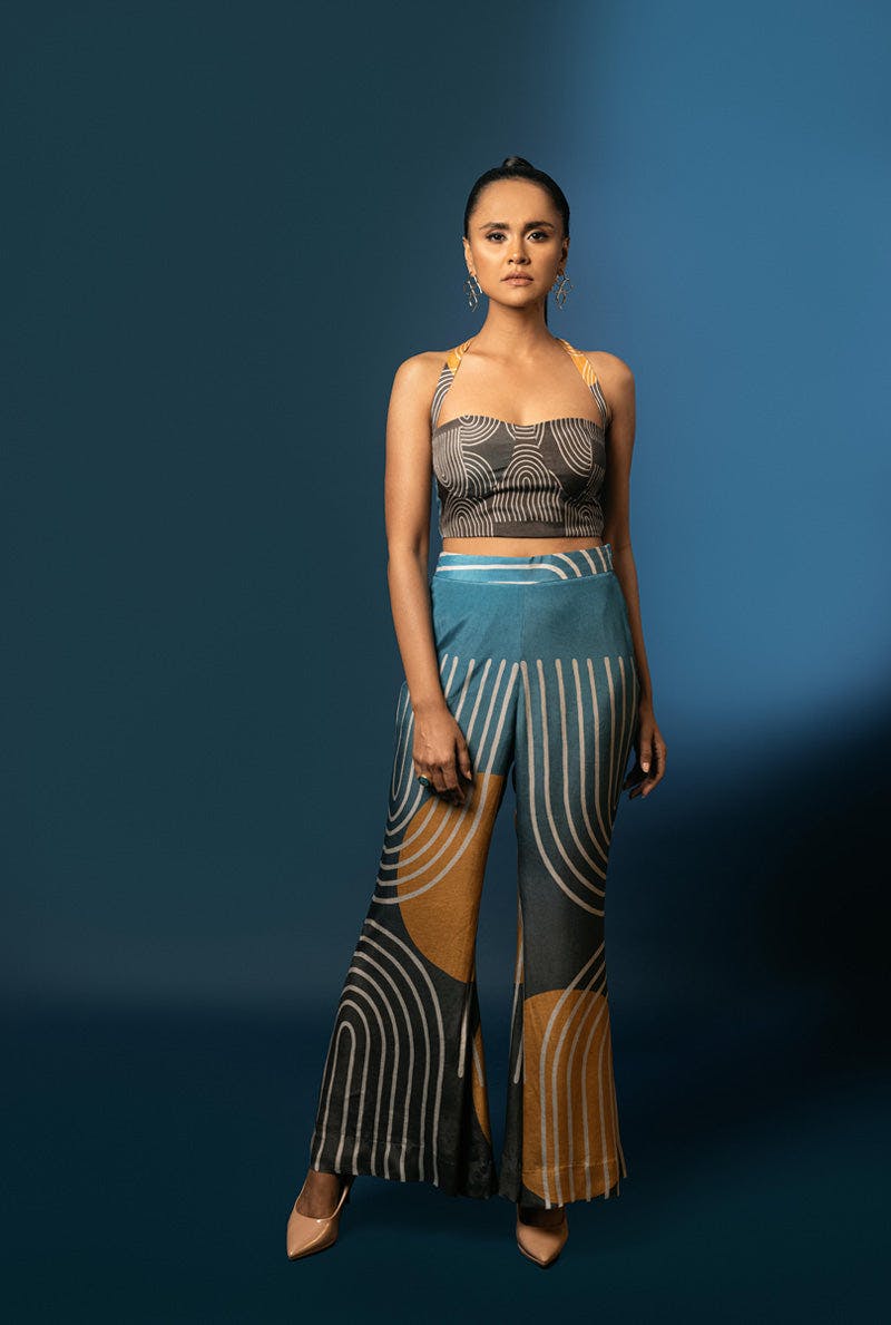 Bustier With Bell Pants, a product by Nautanky