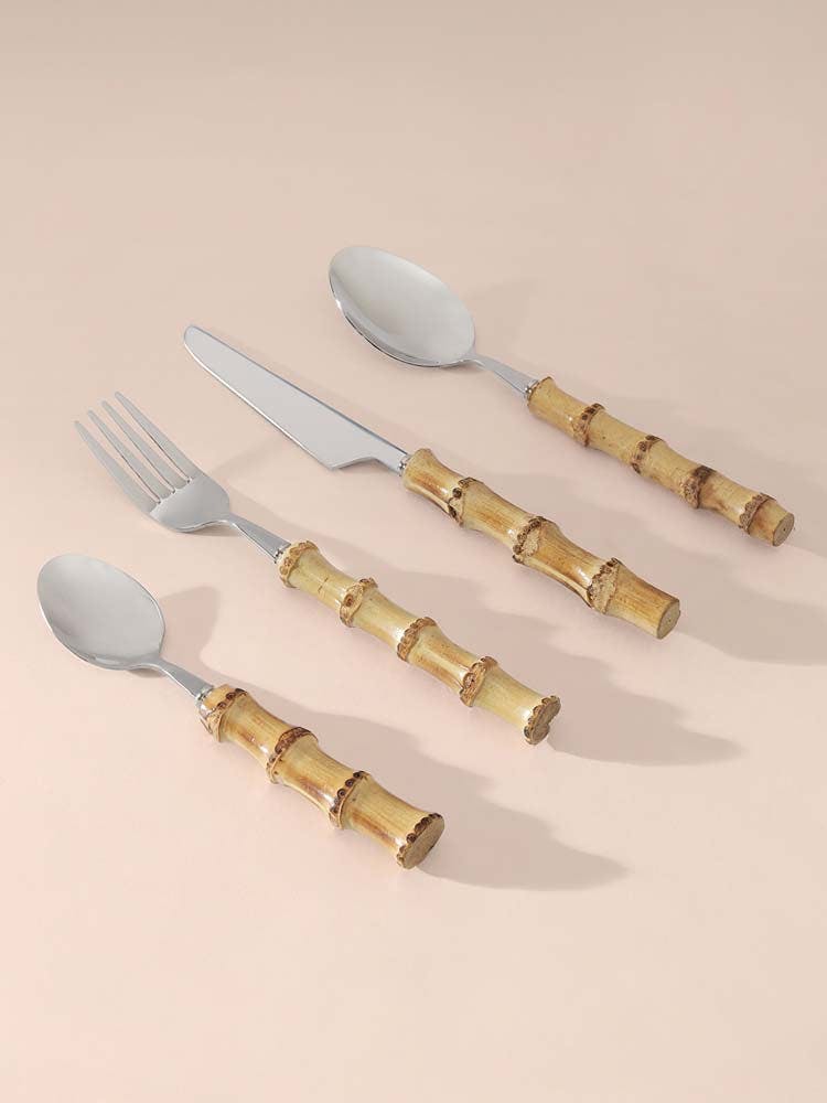 Bamboo Cutlery Set - Set of 4, a product by Table Manners