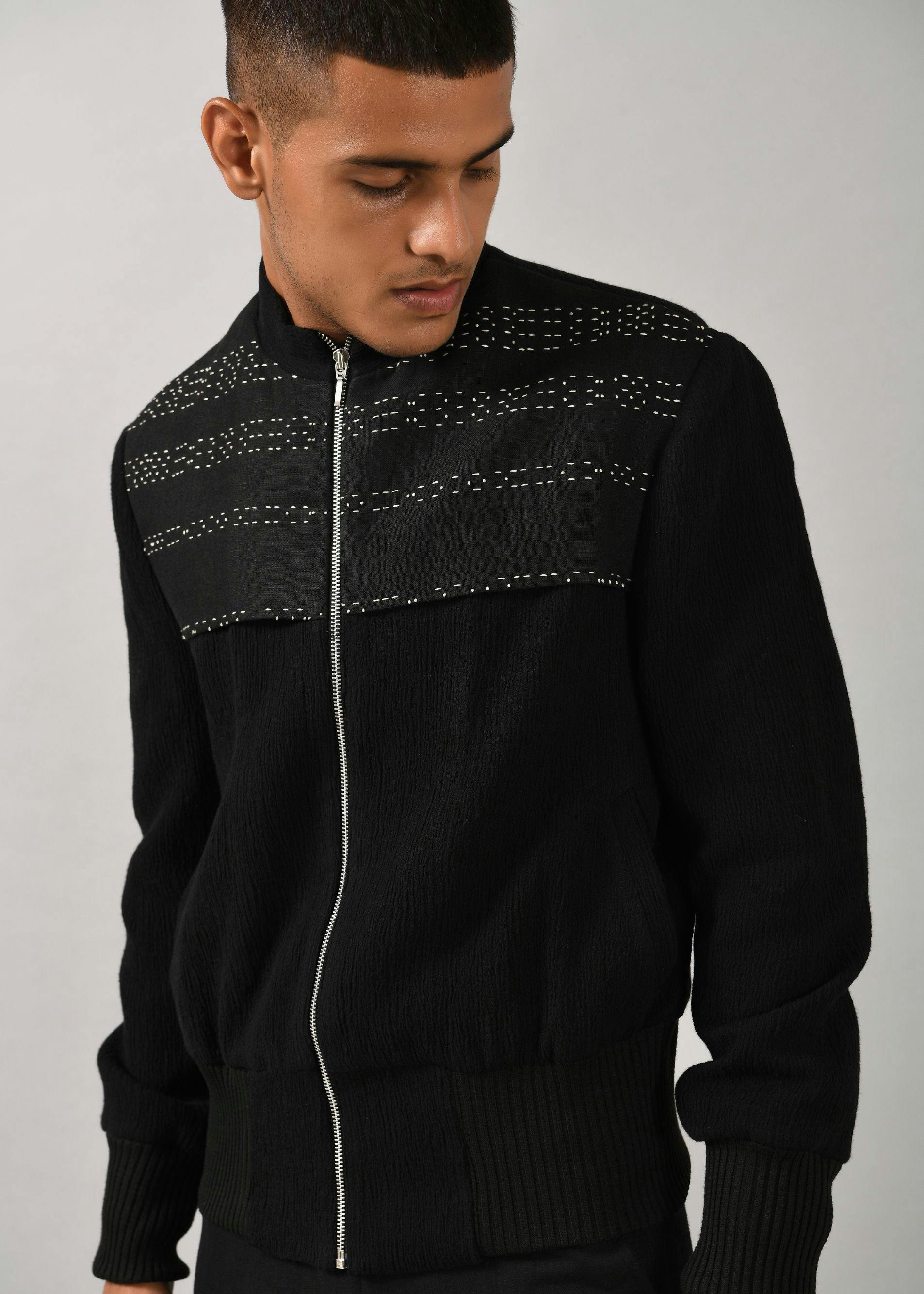 Morse Code Bomber Jacket, a product by Country Made