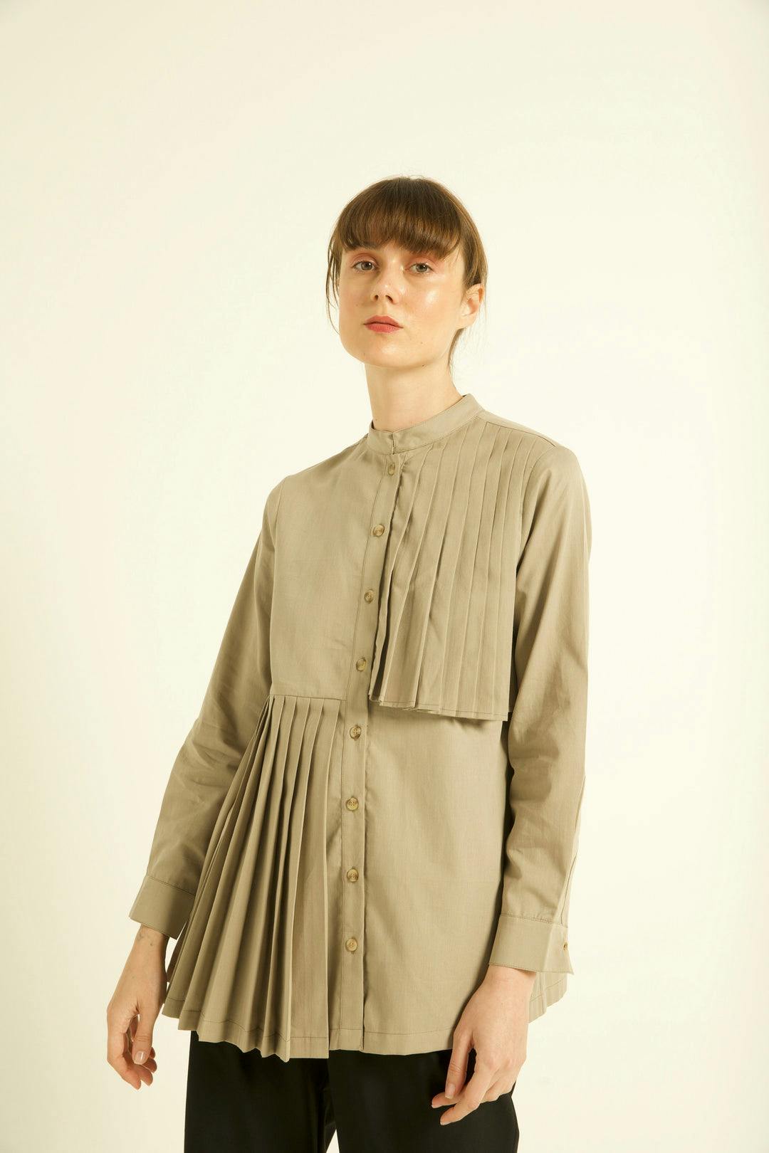 Accordion Pleat Shirt, a product by Dash & Dot