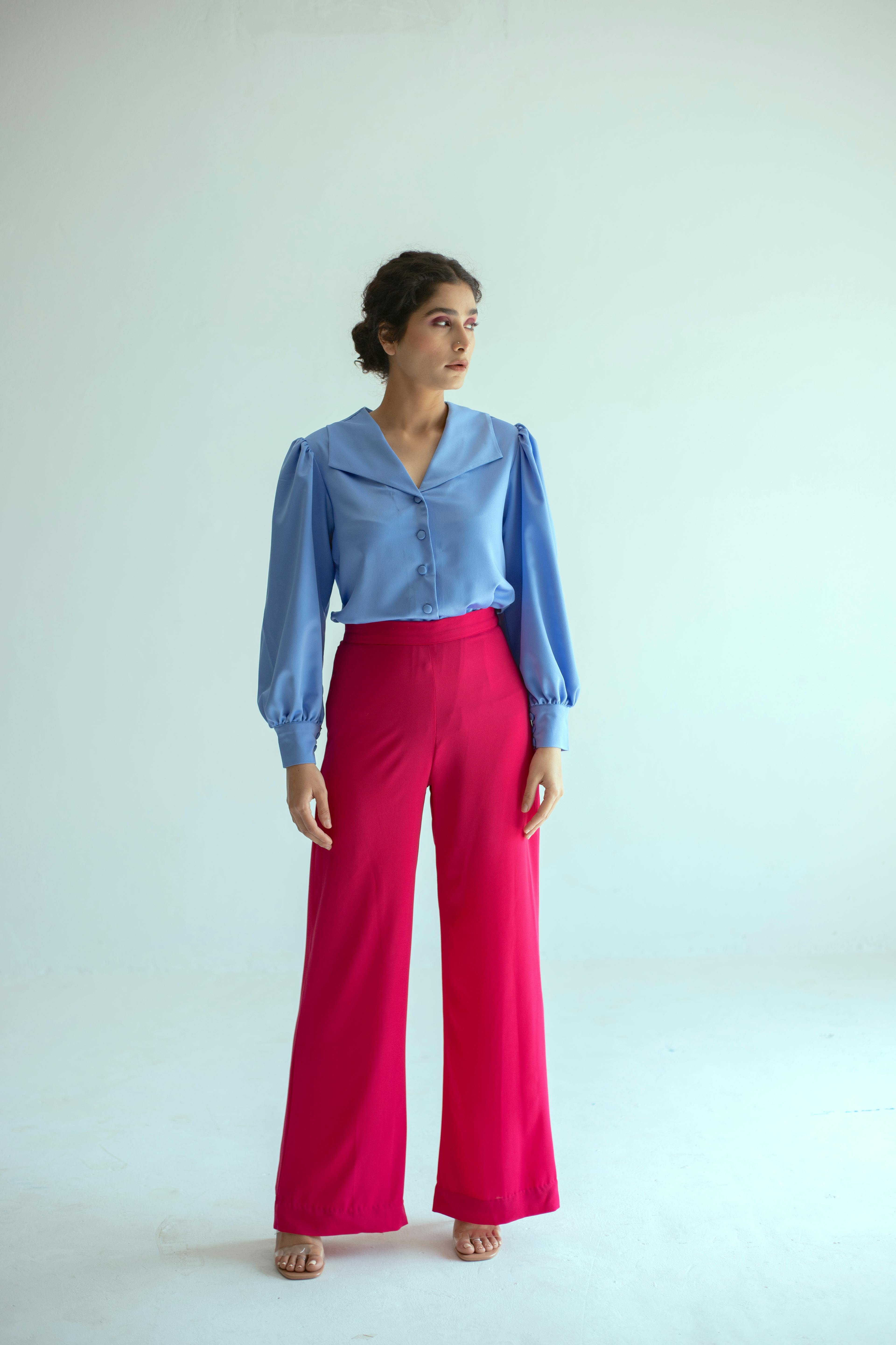 Powder Blue Shirt Set, a product by Kritika Madan