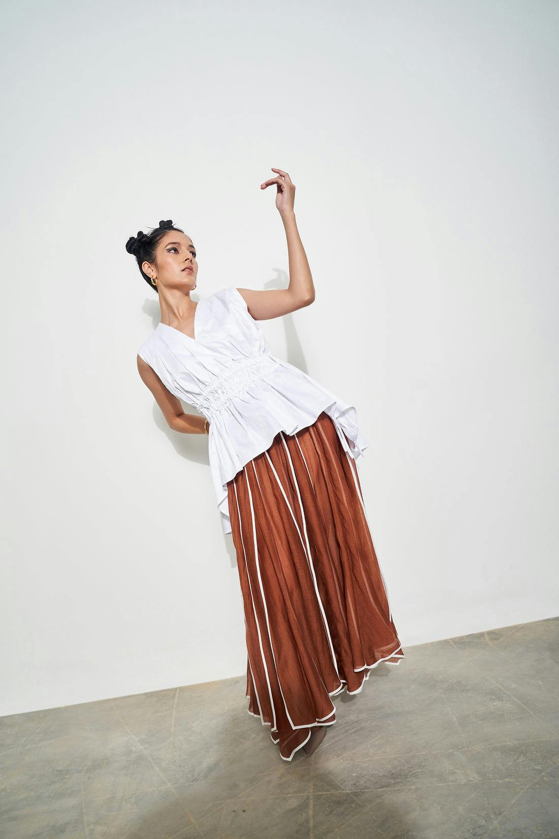 Additional image of Panelled Skirt, a product by Corpora Studio