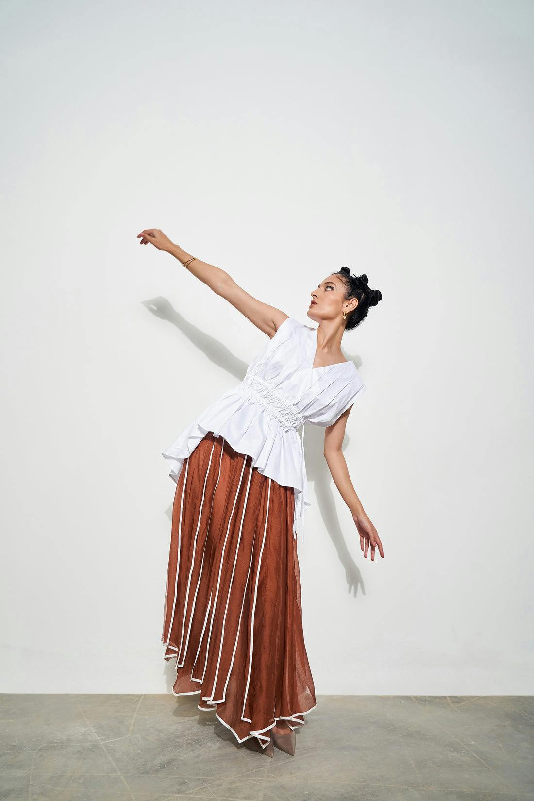 Additional image of Panelled Skirt, a product by Corpora Studio