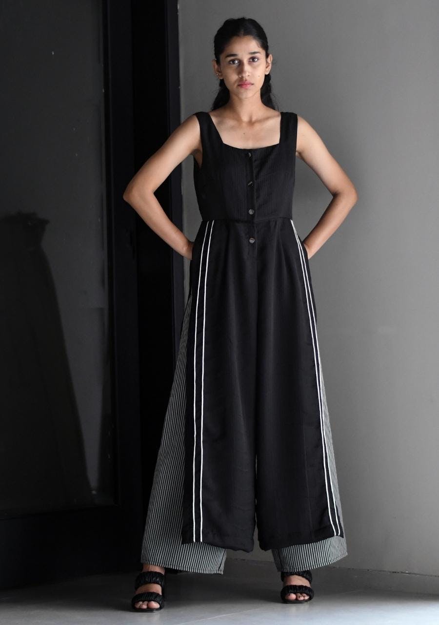 DOUBLE LAYERED JUMPSUIT, a product by N/A by Nitya