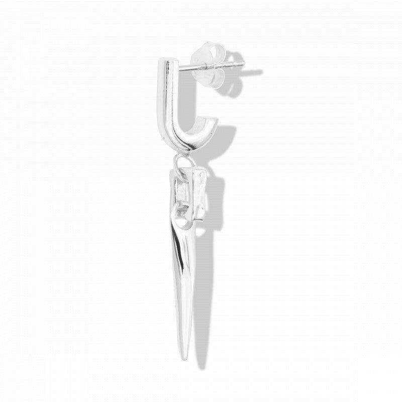 Suki Drop Pendant Earring Sterling Silver, a product by By Majime 