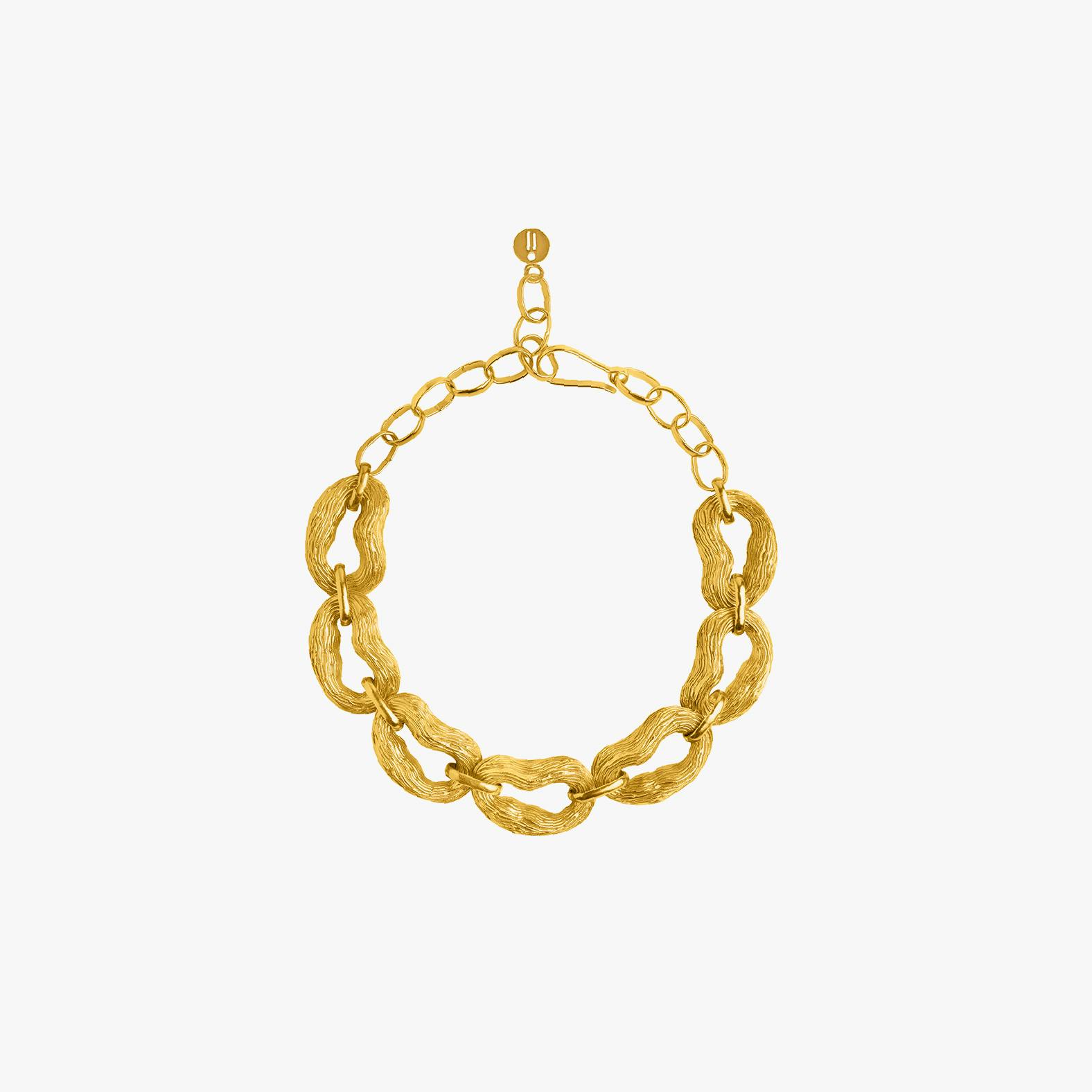 Thumbnail preview #0 for SYLVIE LINK NECKLACE GOLD TONE 